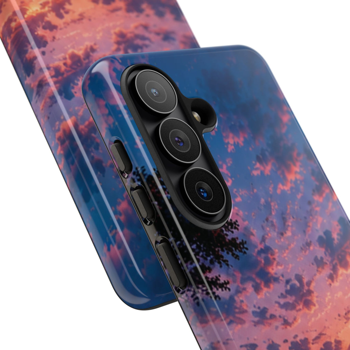 Sunset Mountain Phone Case — Tough Protective Phone Cover with Scenic Sunset Design