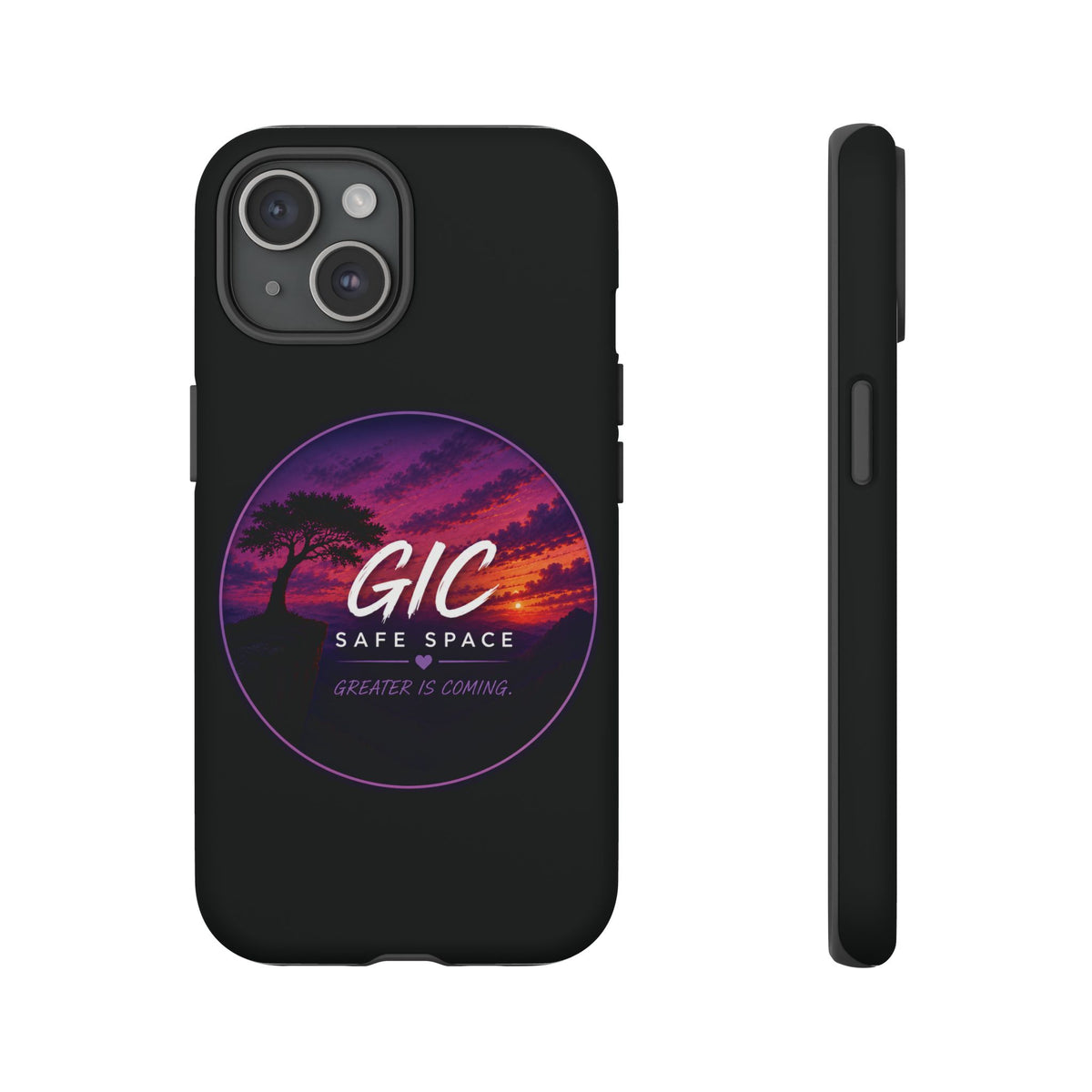 Phone Case — GIC Safe Space Sunset Design (Tough Protective Cover)
