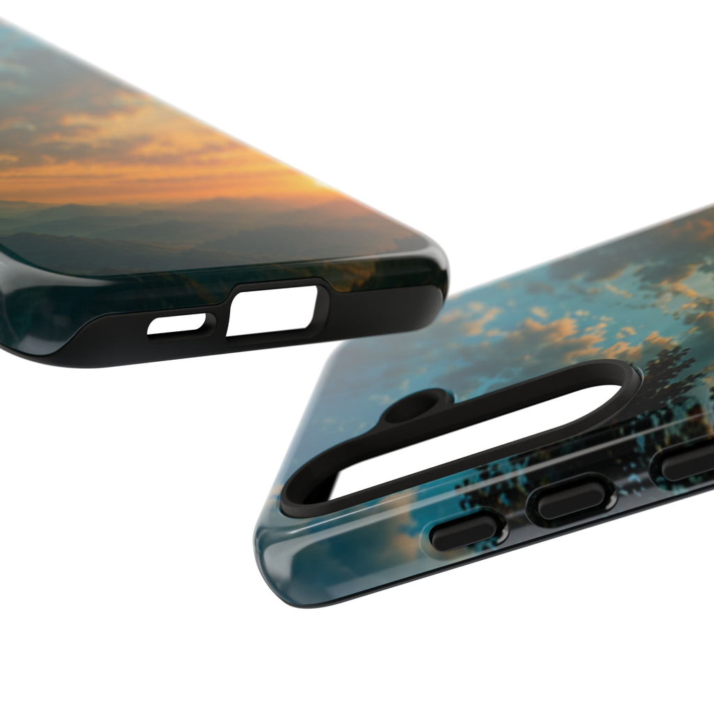 Sunrise Mountain Landscape Tough Phone Case