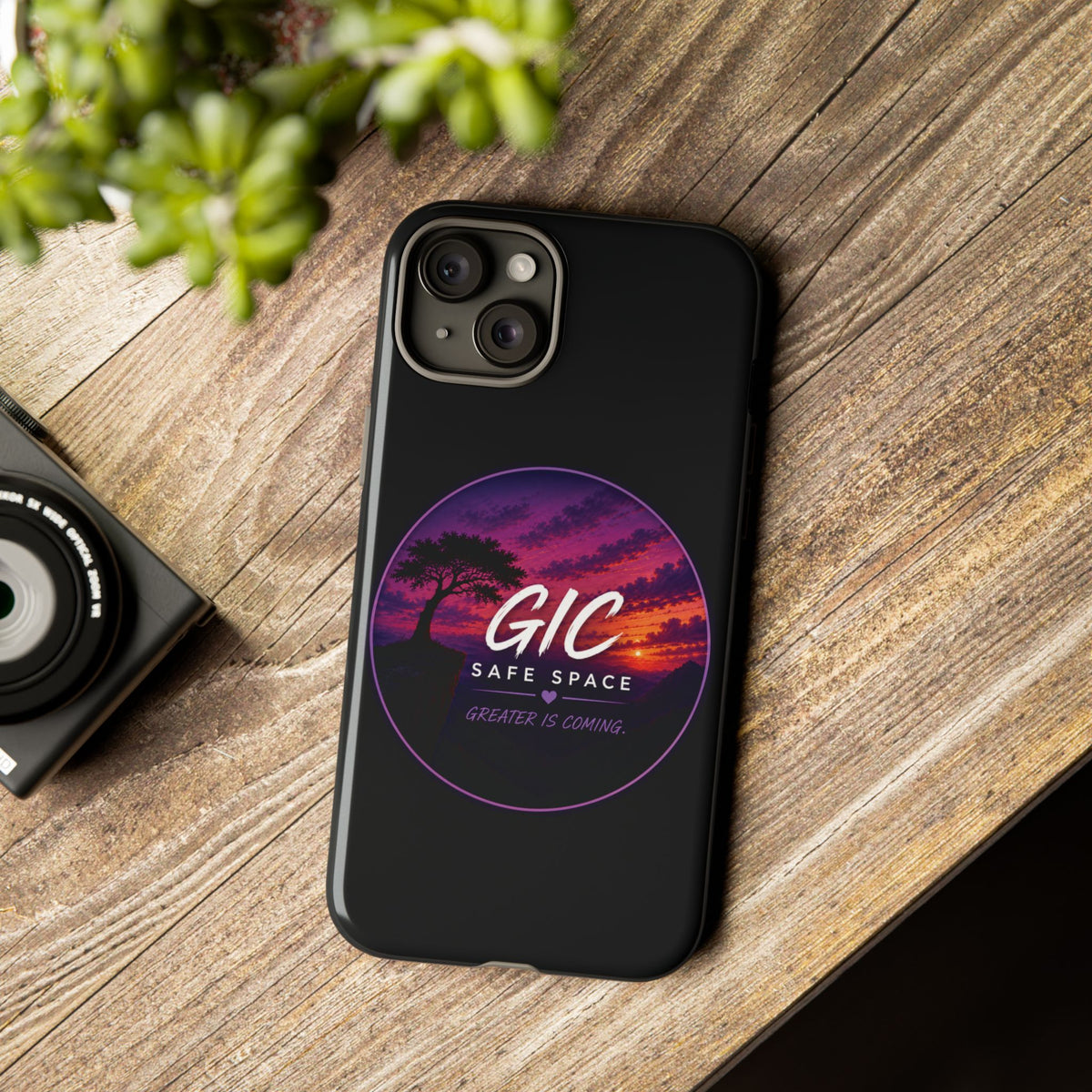 Phone Case — GIC Safe Space Sunset Design (Tough Protective Cover)