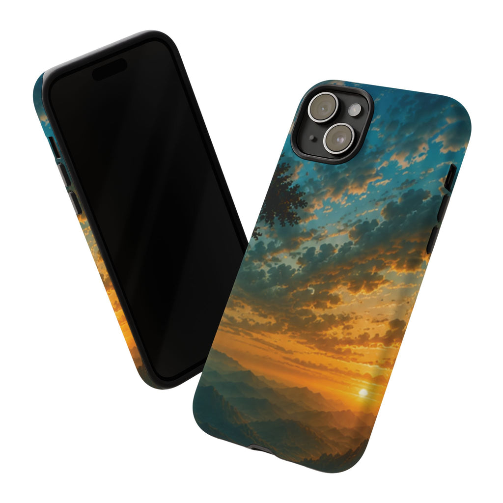 Sunrise Mountain Landscape Tough Phone Case