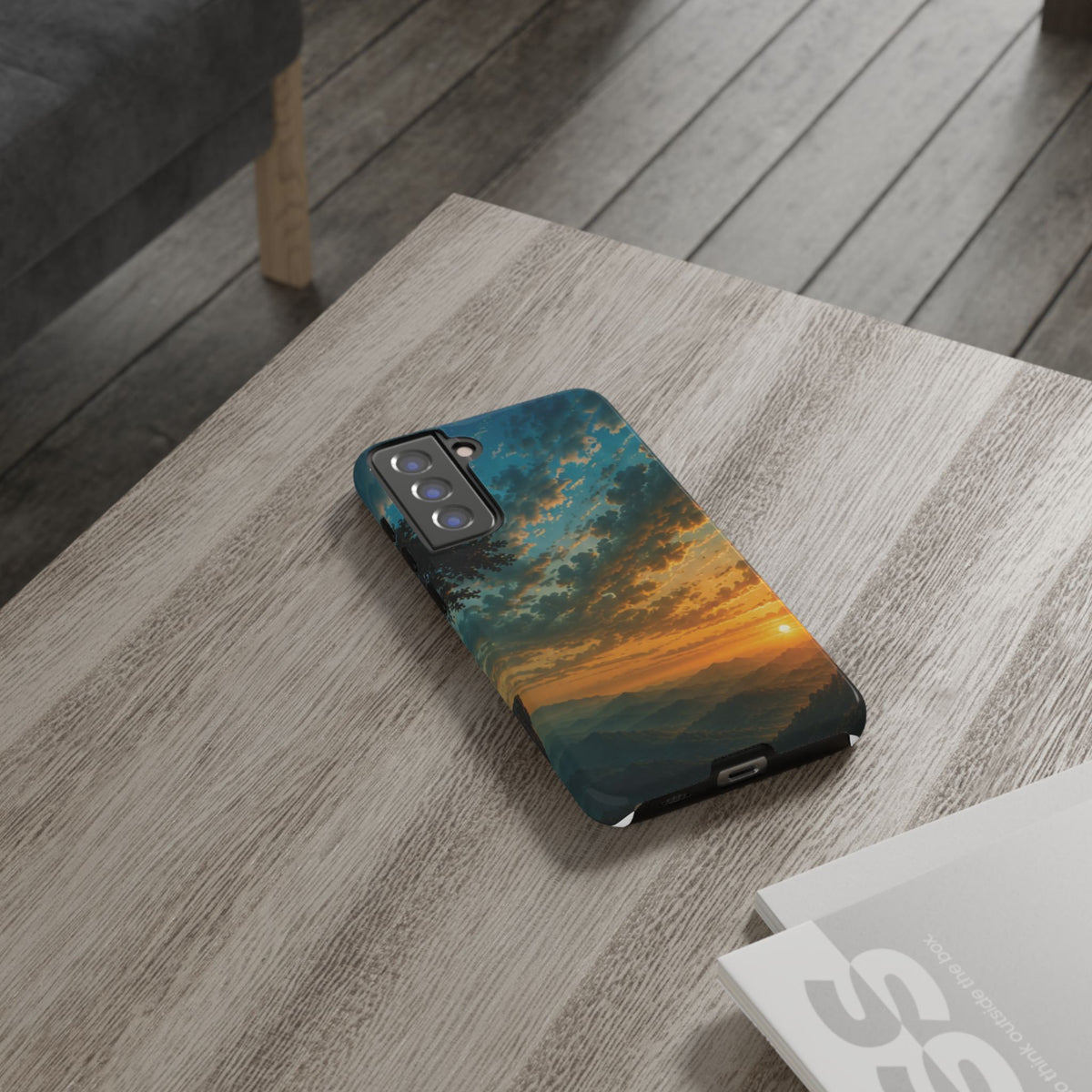 Sunrise Mountain Landscape Tough Phone Case