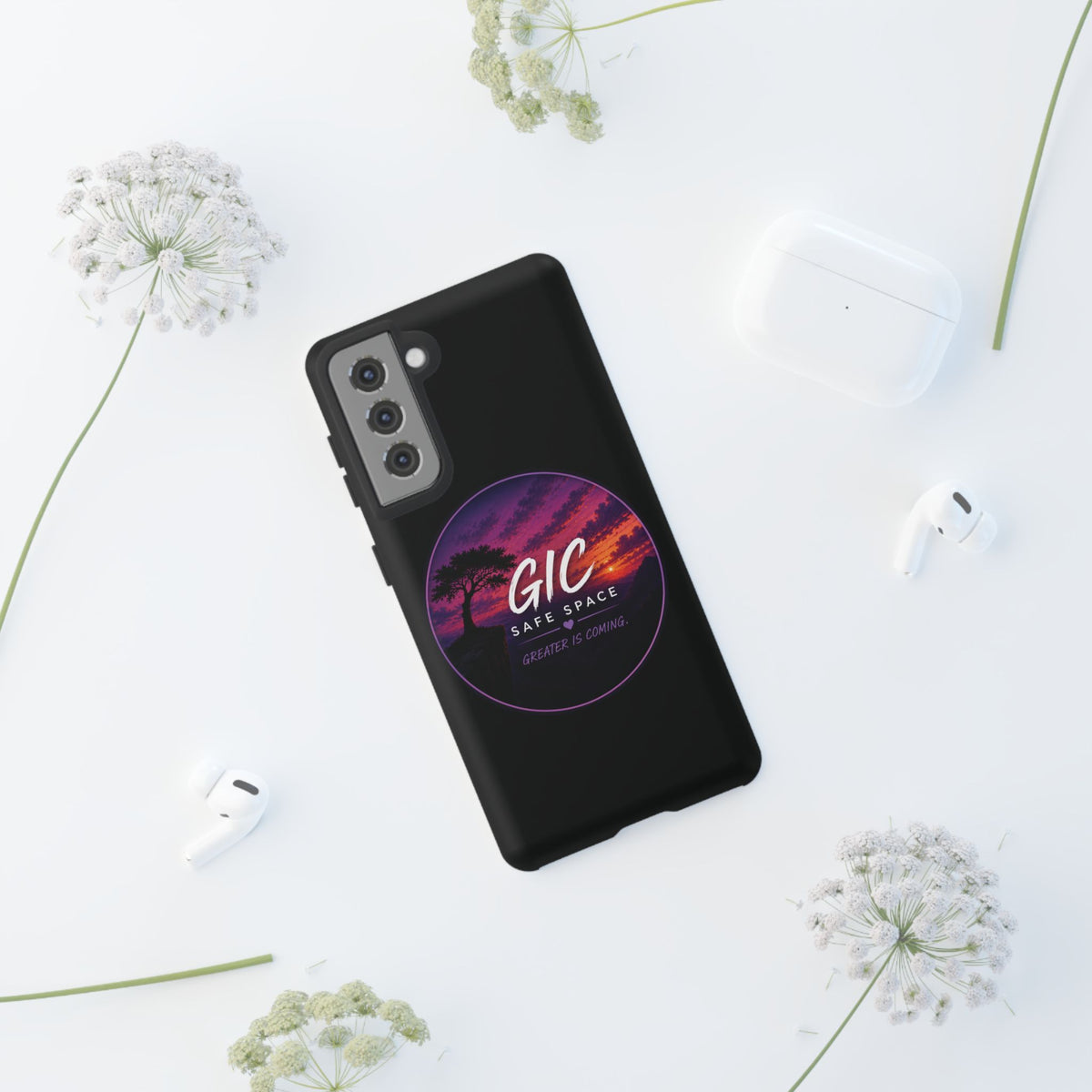 Phone Case — GIC Safe Space Sunset Design (Tough Protective Cover)