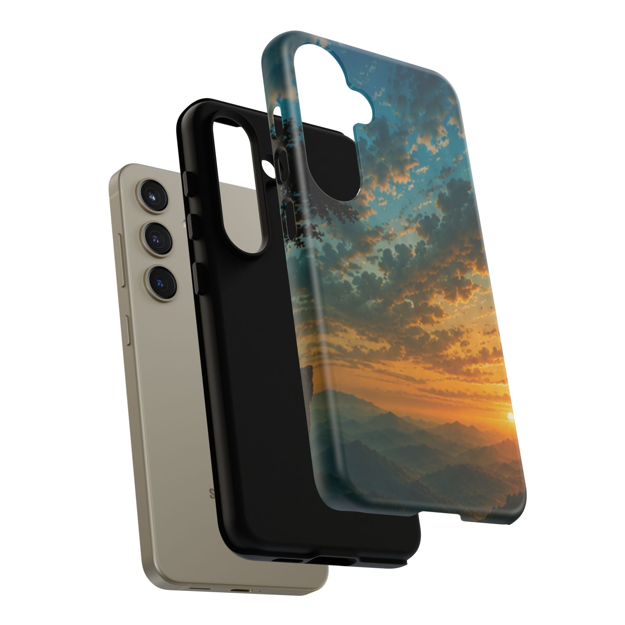 Sunrise Mountain Landscape Tough Phone Case