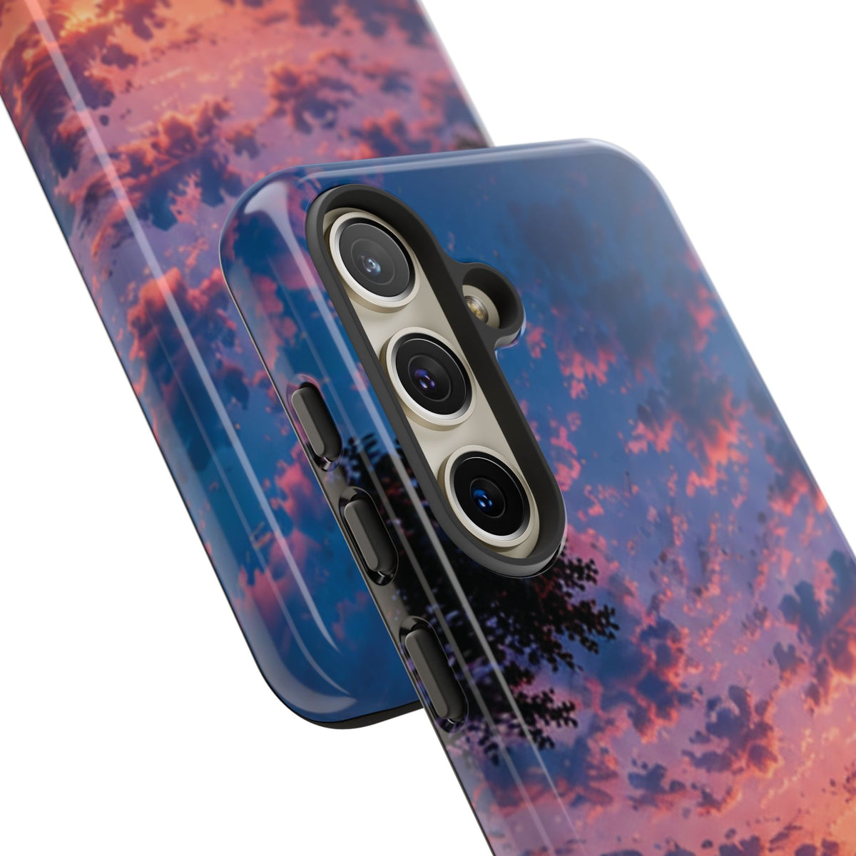 Sunset Mountain Phone Case — Tough Protective Phone Cover with Scenic Sunset Design