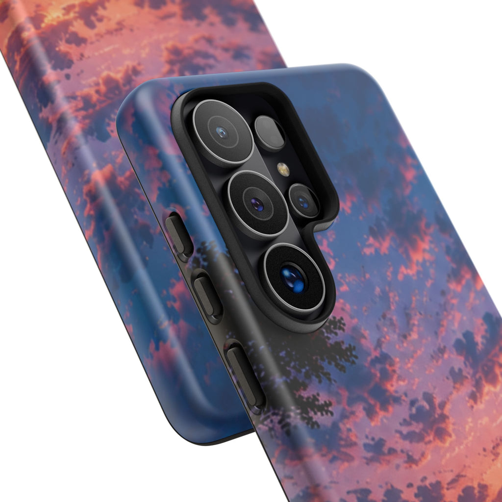 Sunset Mountain Phone Case — Tough Protective Phone Cover with Scenic Sunset Design