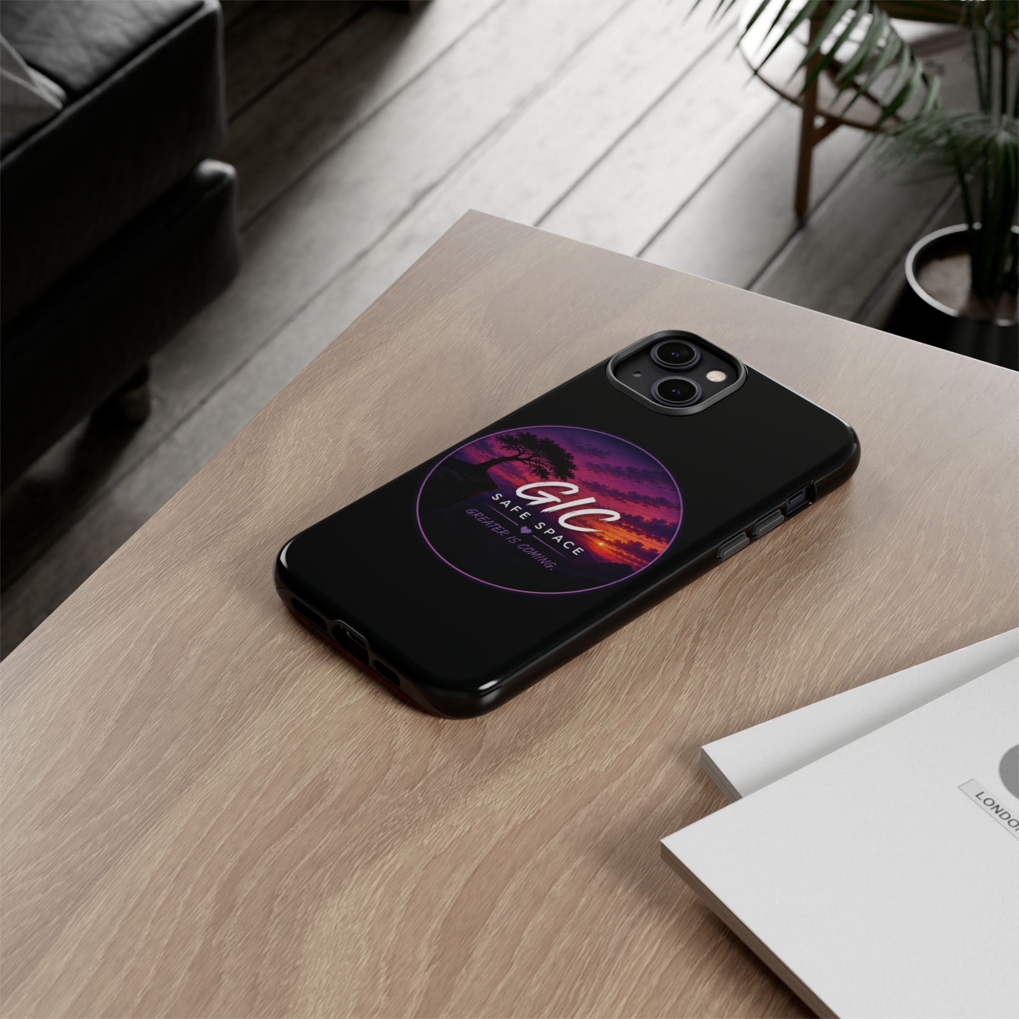 Phone Case — GIC Safe Space Sunset Design (Tough Protective Cover)