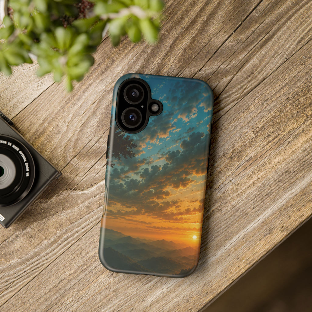 Sunrise Mountain Landscape Tough Phone Case
