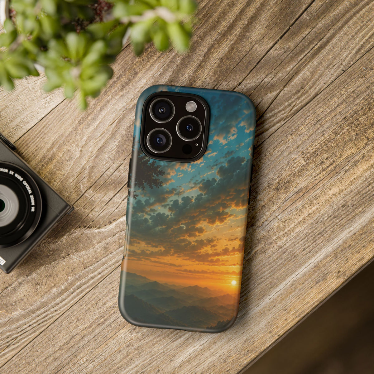 Sunrise Mountain Landscape Tough Phone Case