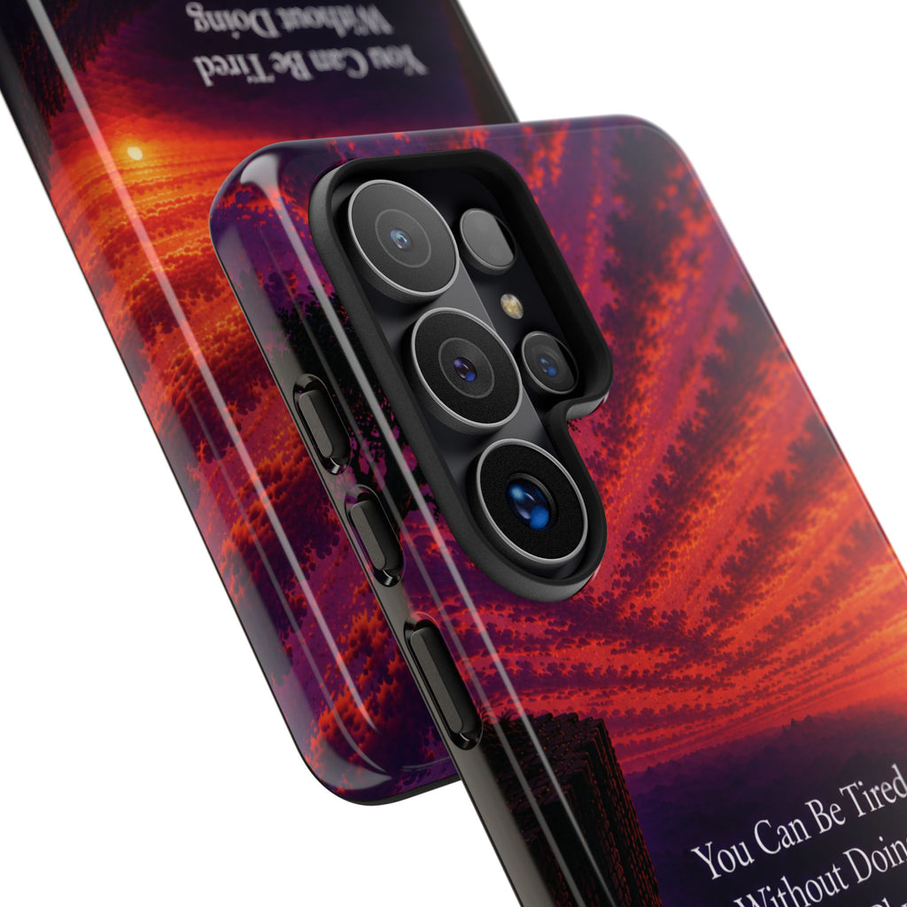 Phone Case — "Greater Is Coming" Inspirational Sunset Design