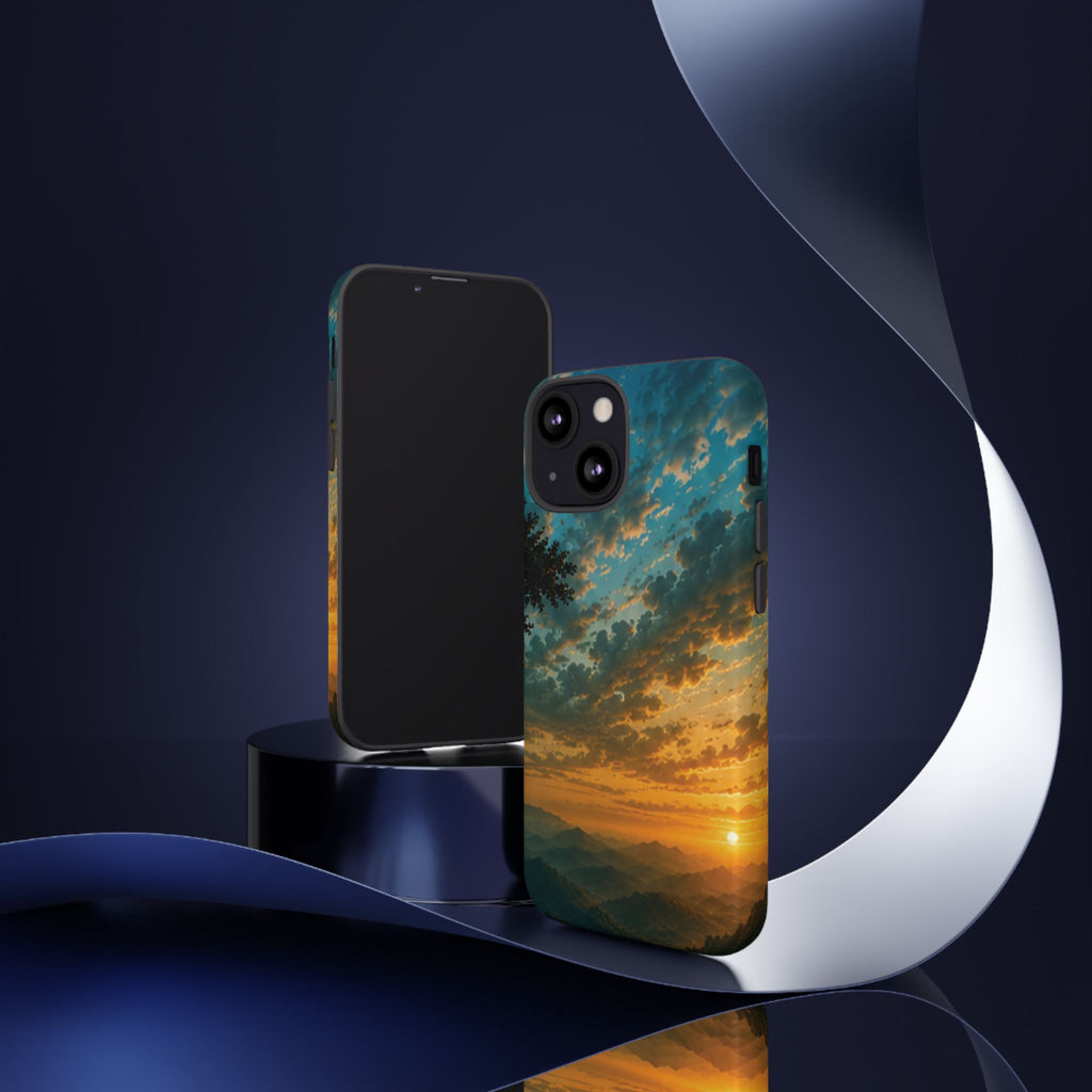 Sunrise Mountain Landscape Tough Phone Case