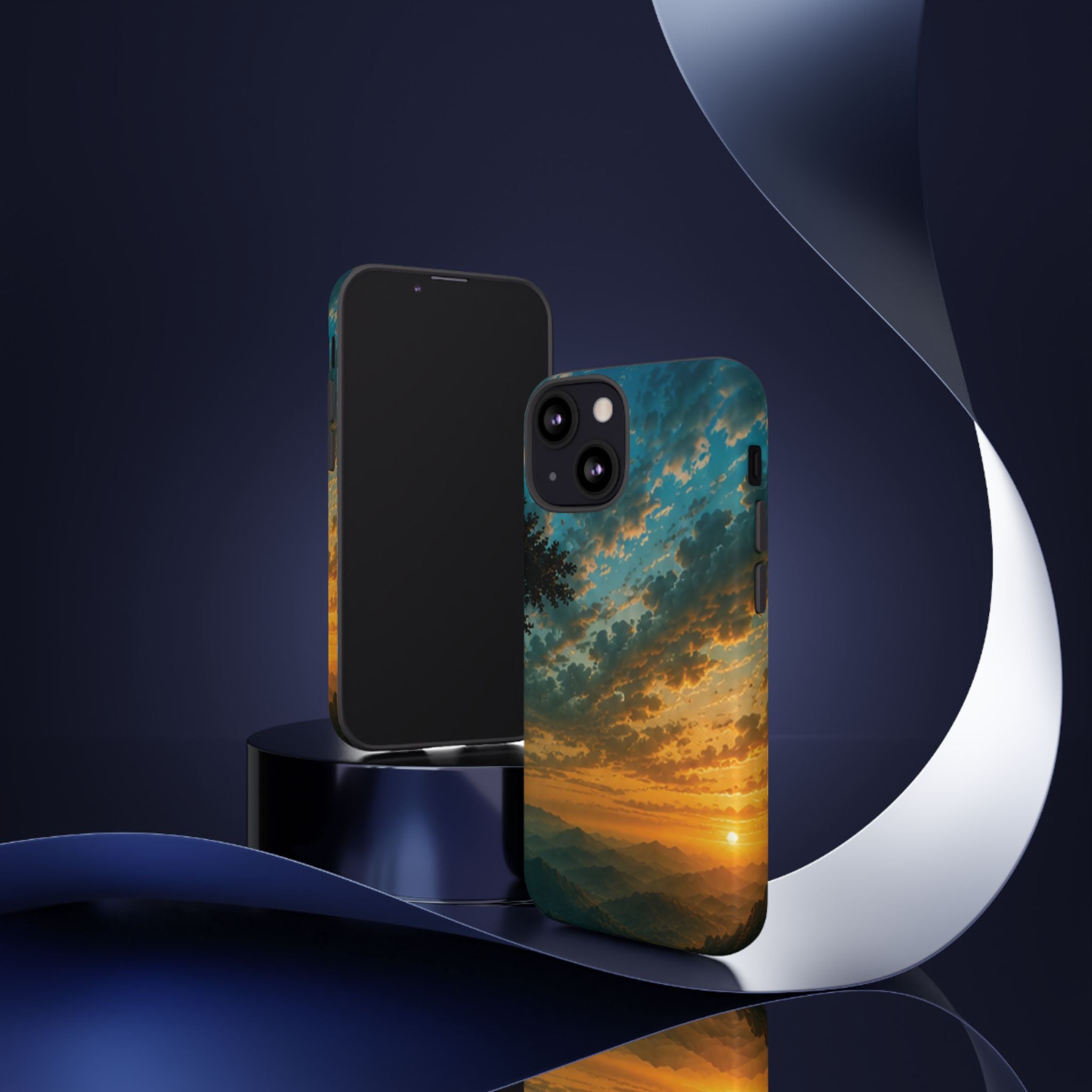 Sunrise Mountain Landscape Tough Phone Case