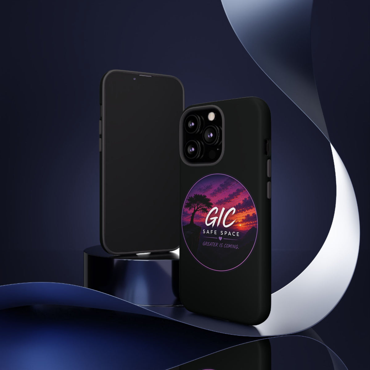 Phone Case — GIC Safe Space Sunset Design (Tough Protective Cover)