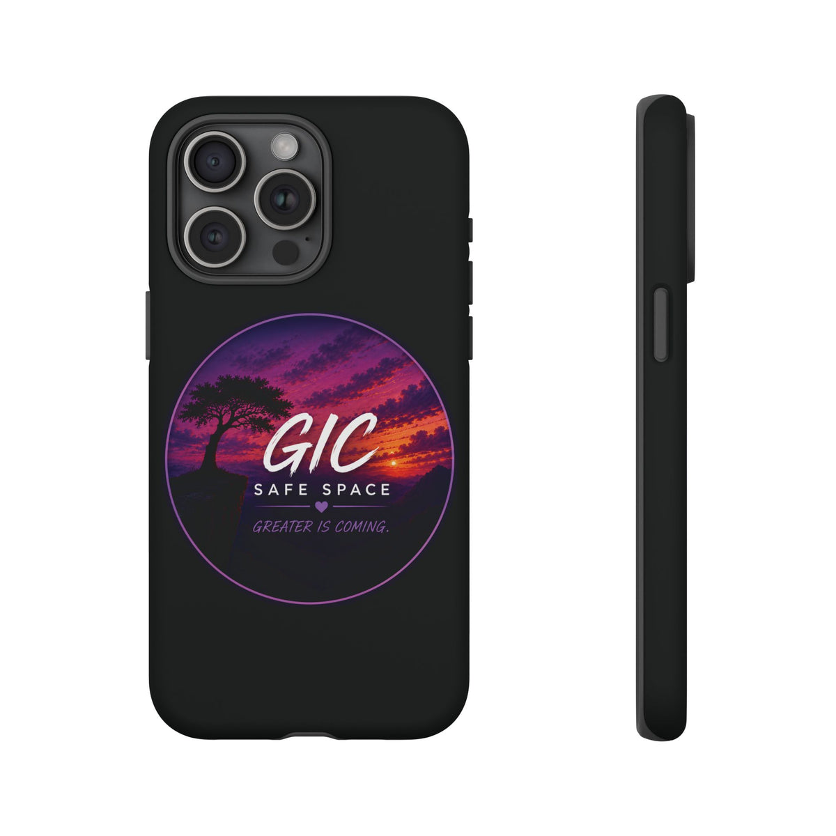 Phone Case — GIC Safe Space Sunset Design (Tough Protective Cover)