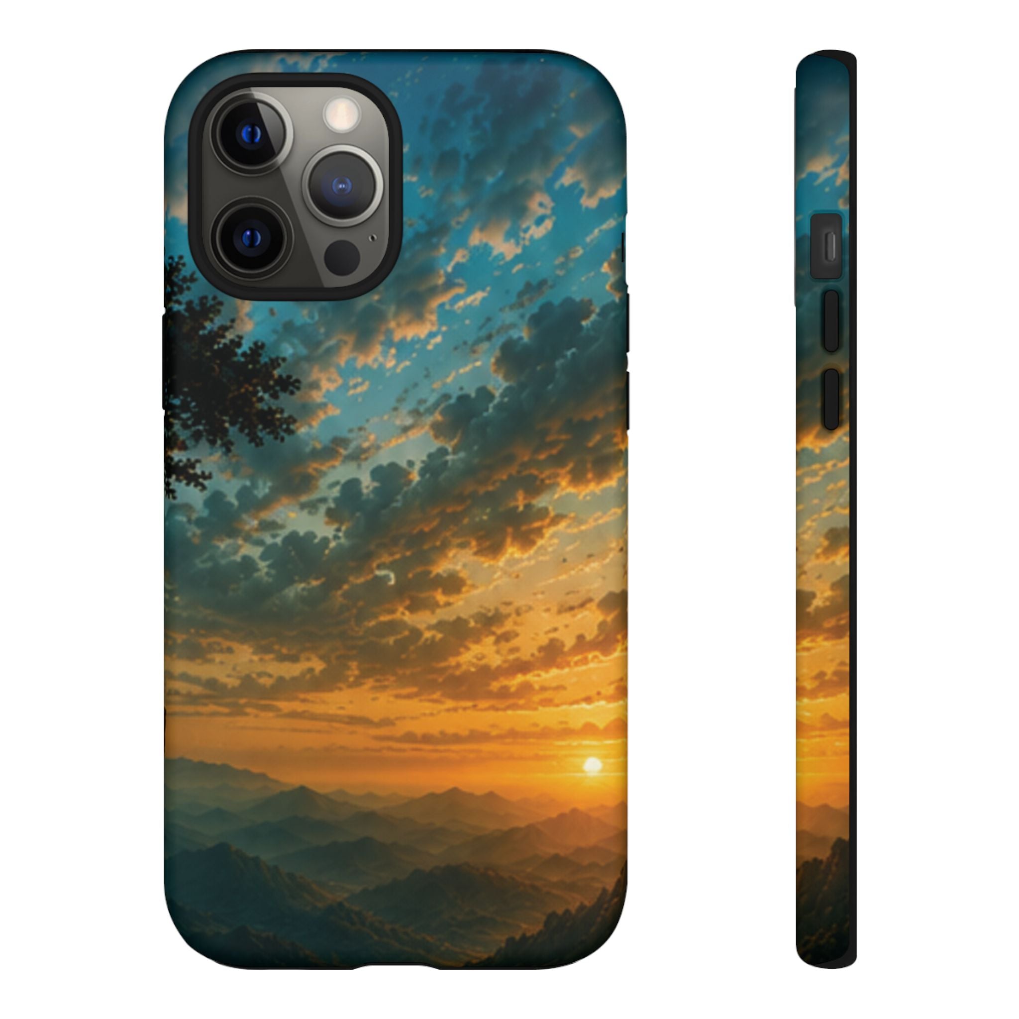 Sunrise Mountain Landscape Tough Phone Case