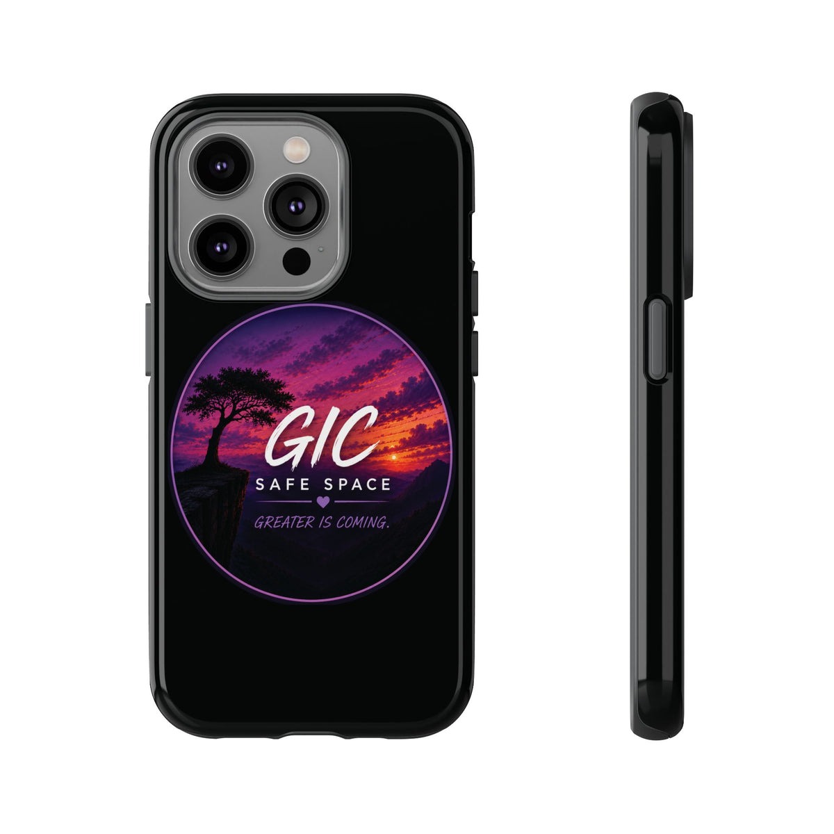 Phone Case — GIC Safe Space Sunset Design (Tough Protective Cover)