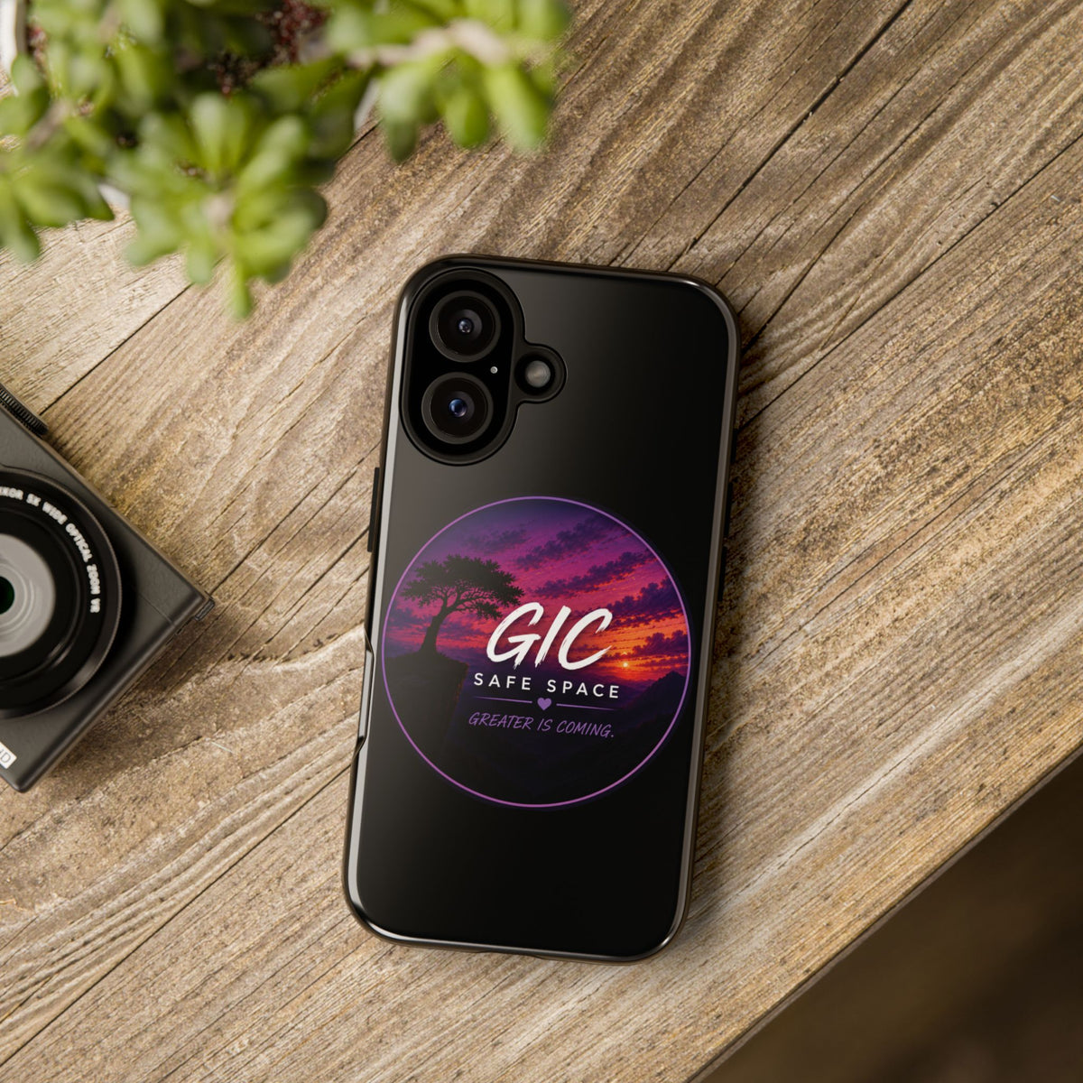 Phone Case — GIC Safe Space Sunset Design (Tough Protective Cover)