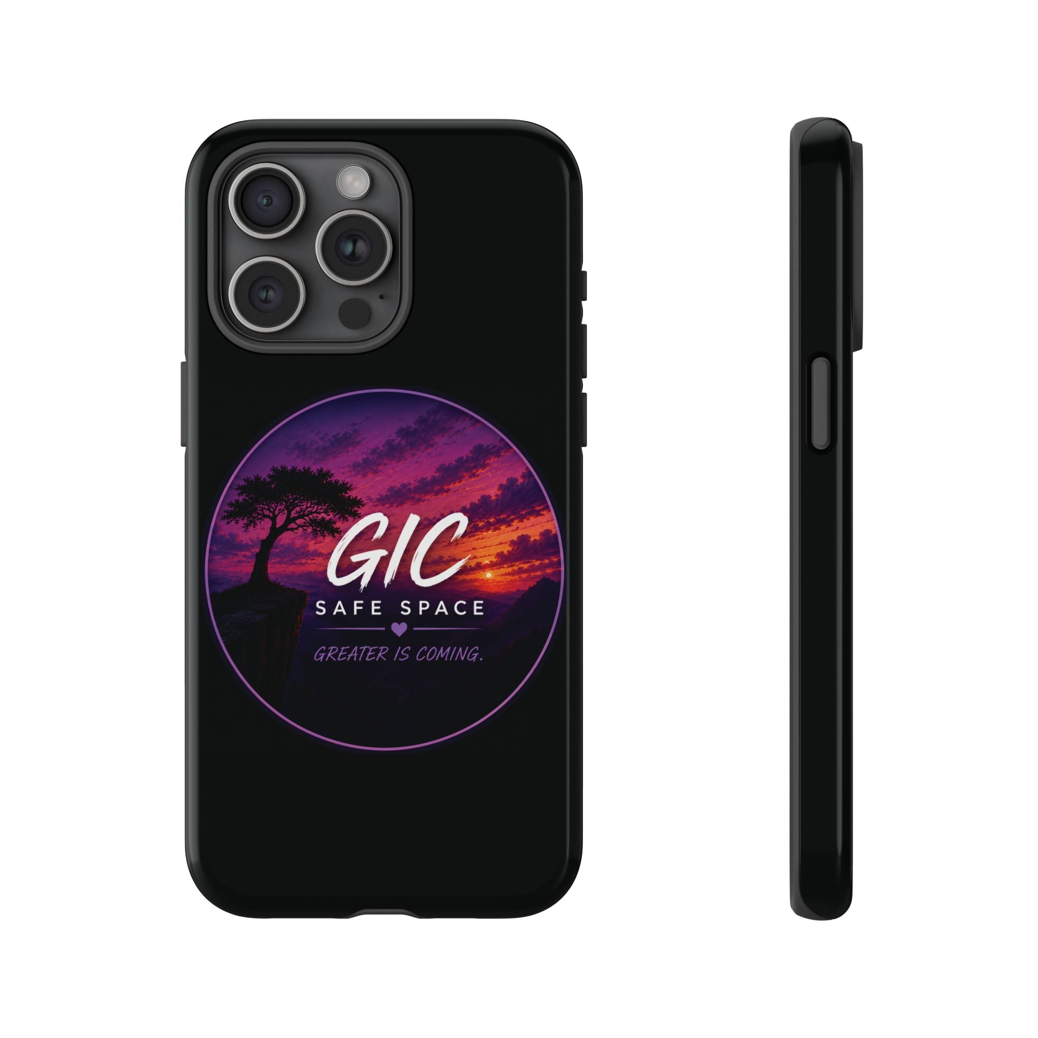 Phone Case — GIC Safe Space Sunset Design (Tough Protective Cover)