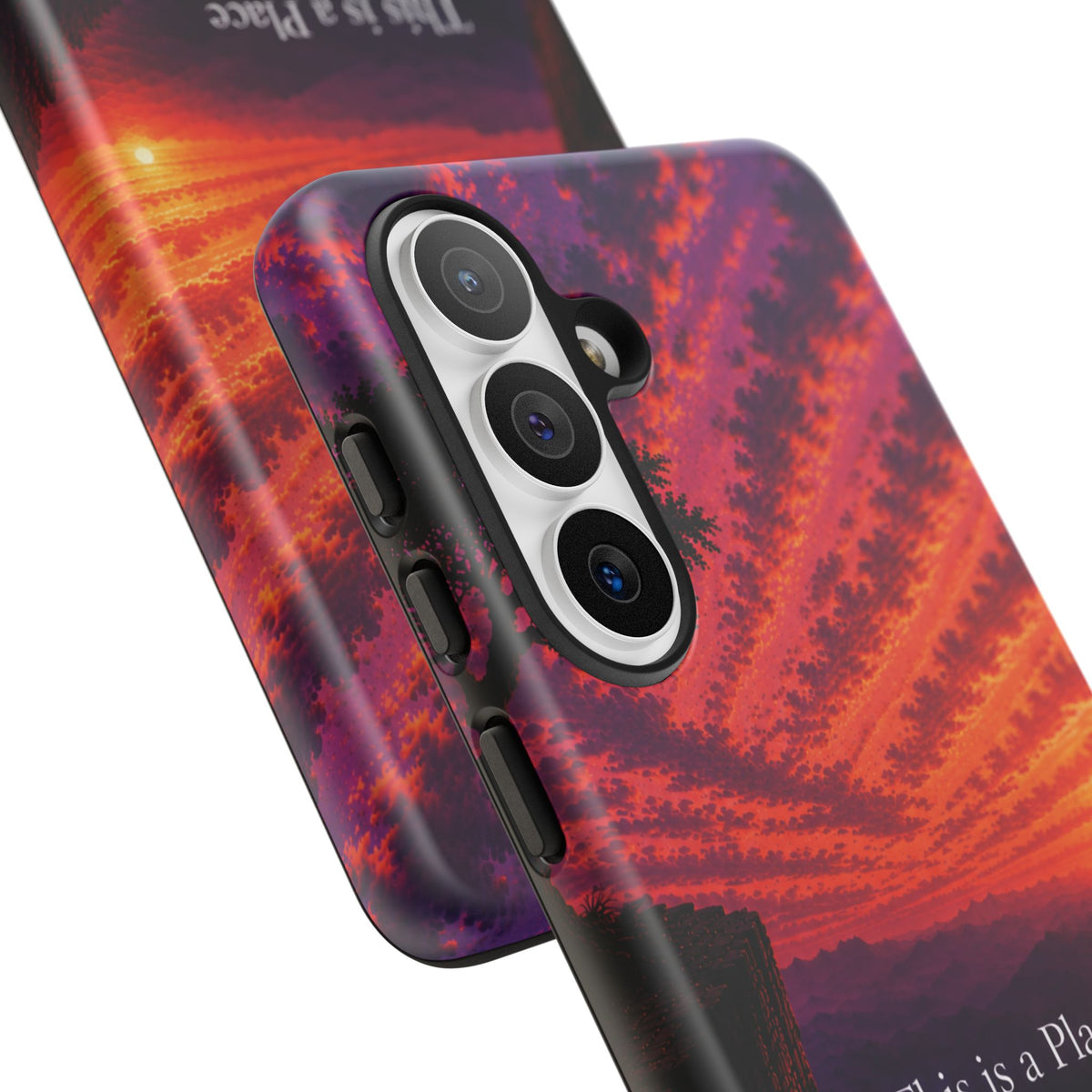 Phone Case — "This is a Place Where You're Seen, You're Heard and Not Judged" Sunset Design