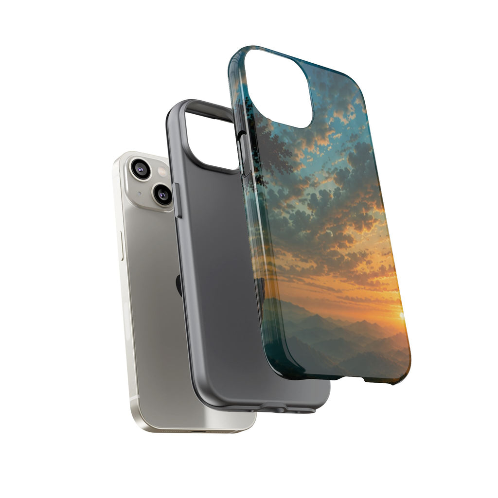 Sunrise Mountain Landscape Tough Phone Case