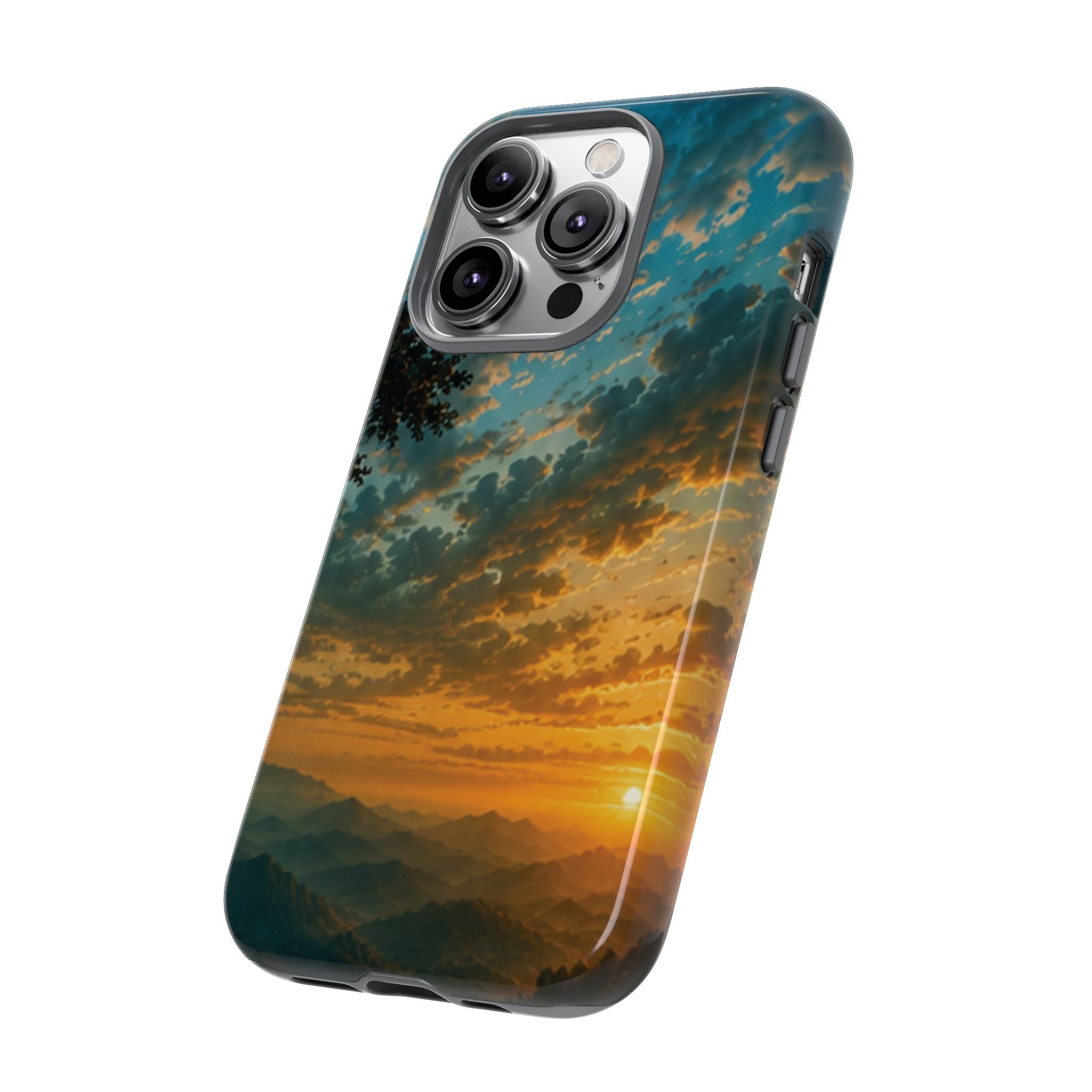 Sunrise Mountain Landscape Tough Phone Case