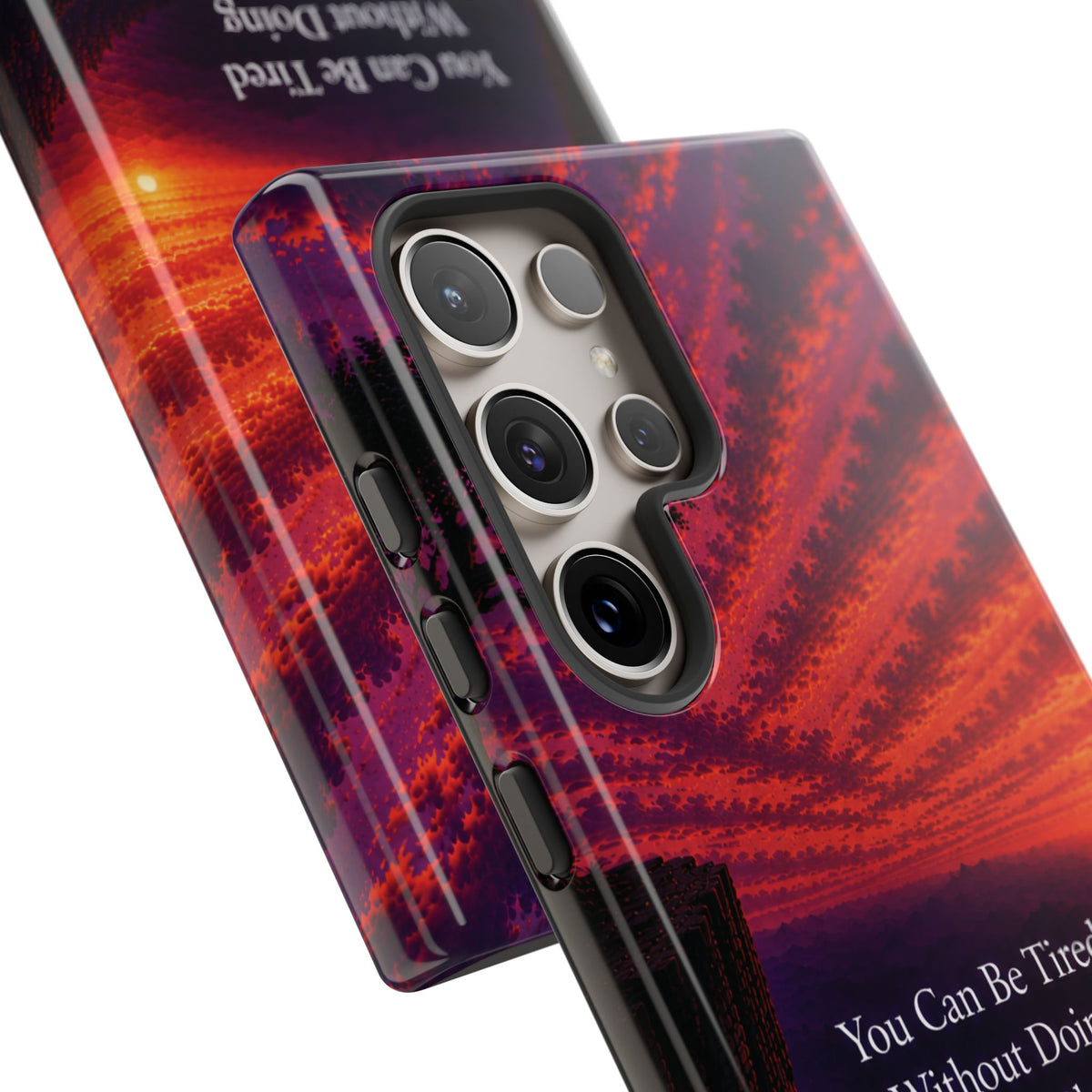 Phone Case — "Greater Is Coming" Inspirational Sunset Design