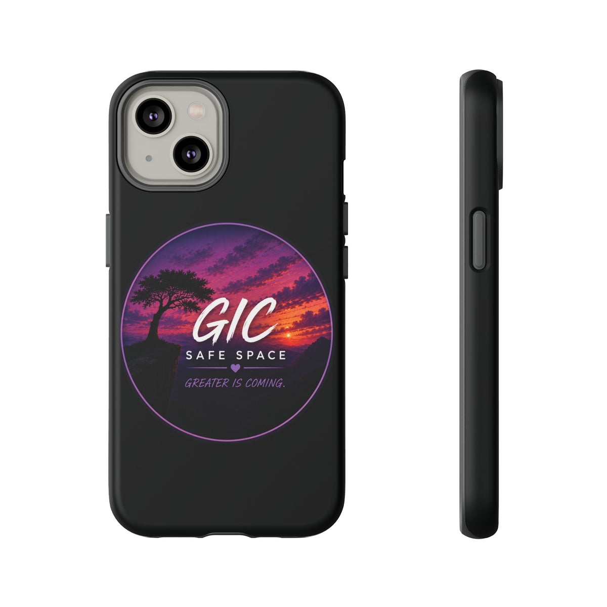 Phone Case — GIC Safe Space Sunset Design (Tough Protective Cover)