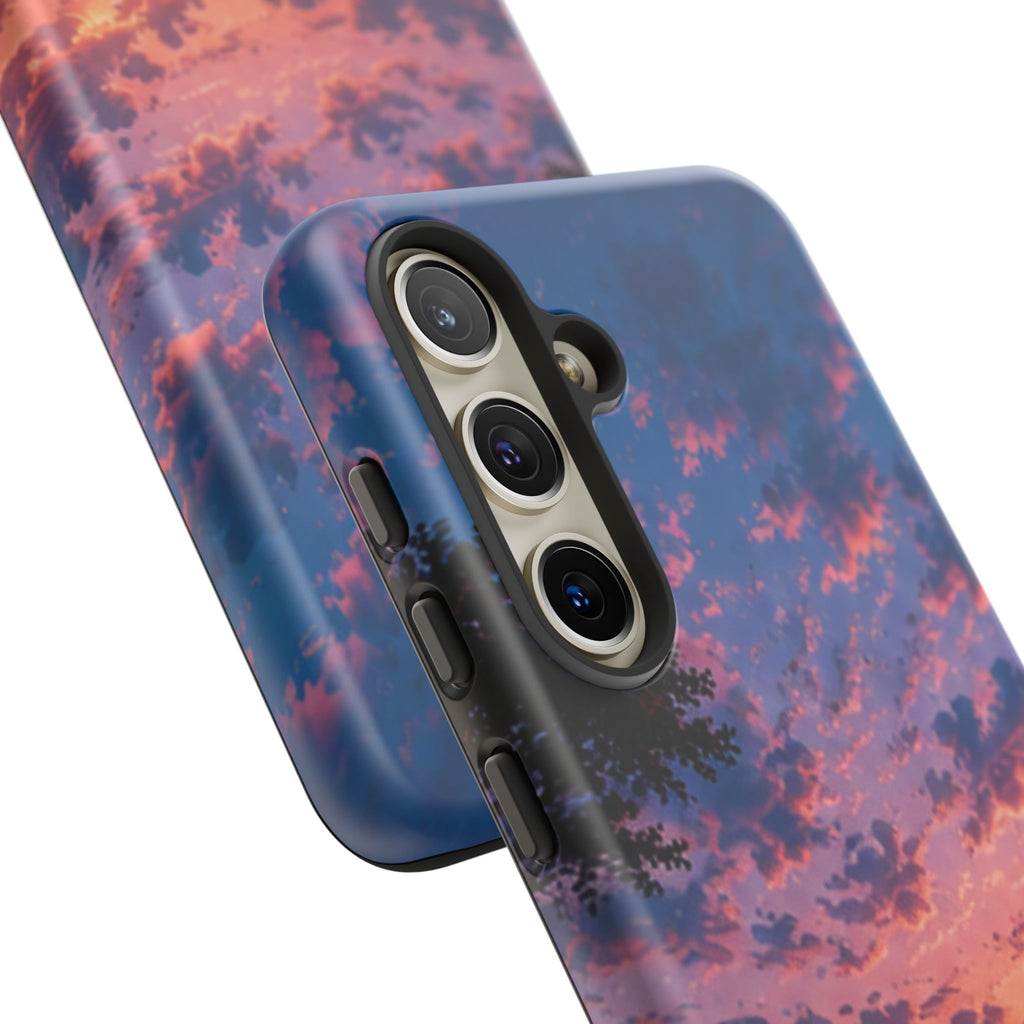 Sunset Mountain Phone Case — Tough Protective Phone Cover with Scenic Sunset Design