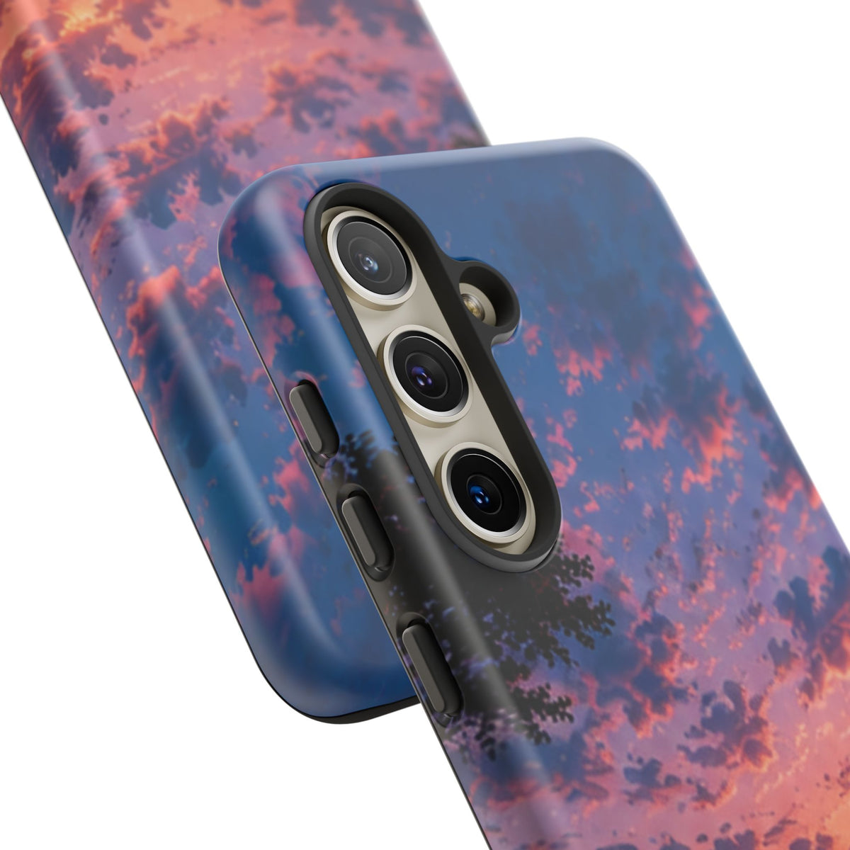 Sunset Mountain Phone Case — Tough Protective Phone Cover with Scenic Sunset Design