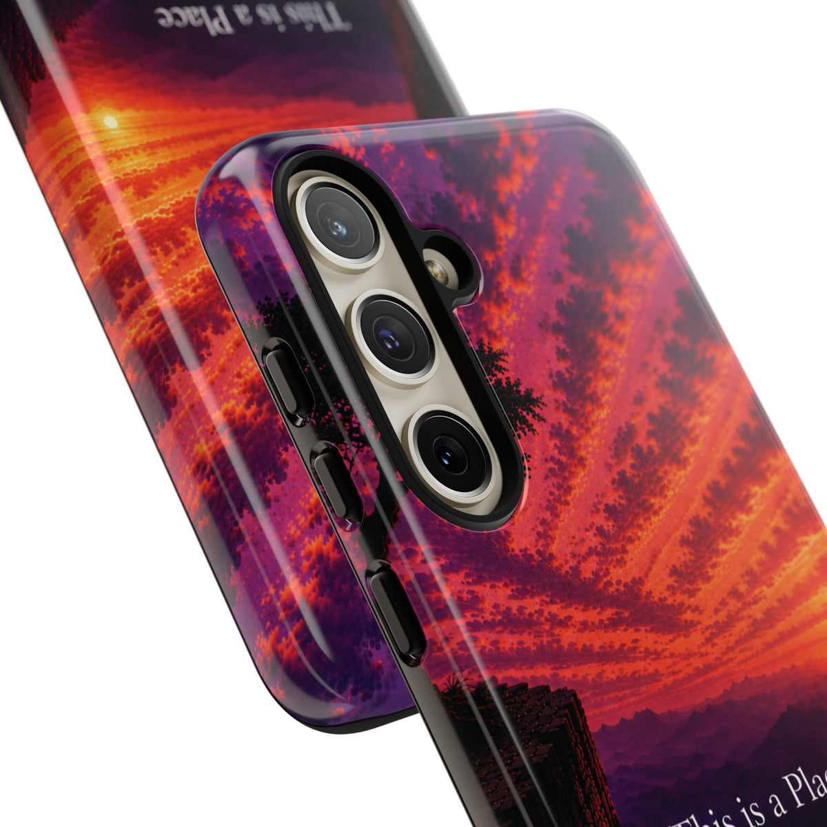 Phone Case — "This is a Place Where You're Seen, You're Heard and Not Judged" Sunset Design