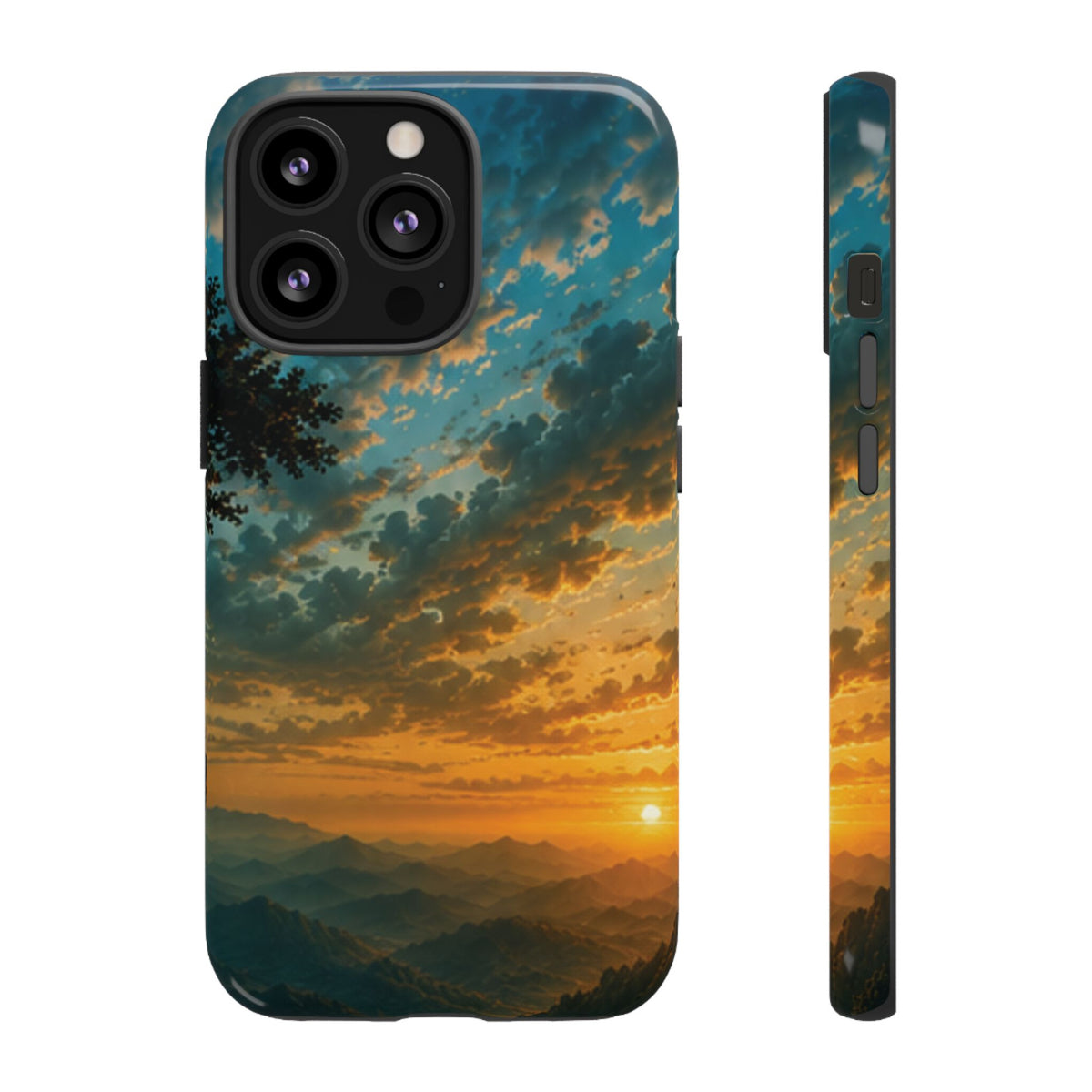Sunrise Mountain Landscape Tough Phone Case