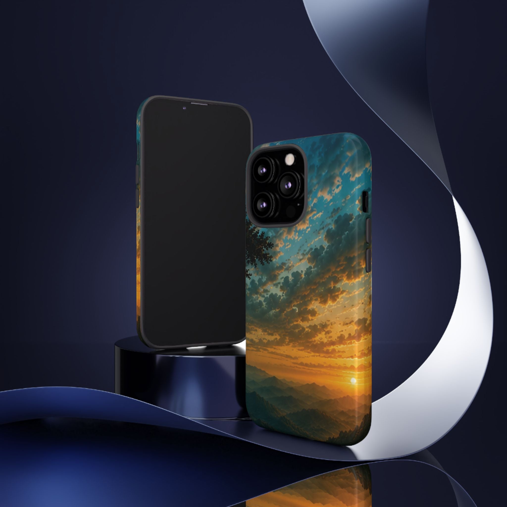 Sunrise Mountain Landscape Tough Phone Case