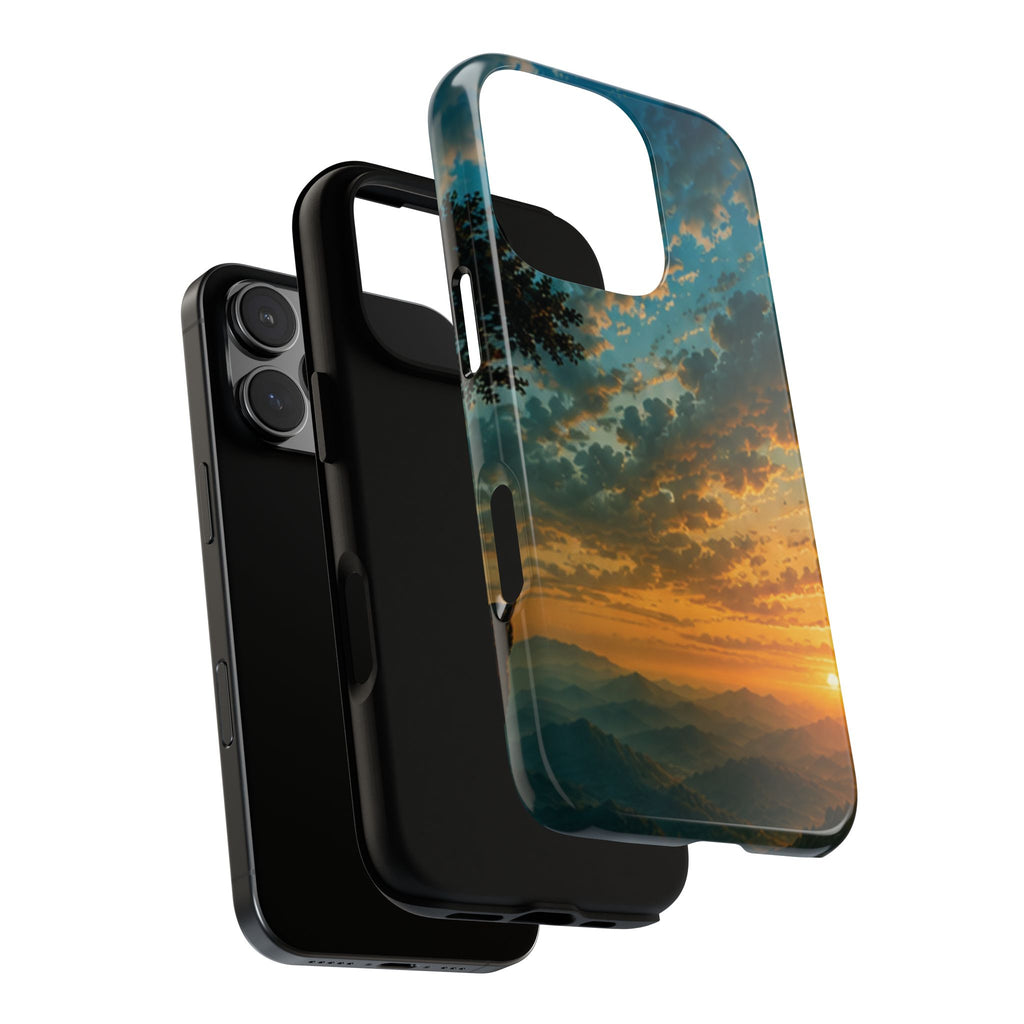 Sunrise Mountain Landscape Tough Phone Case