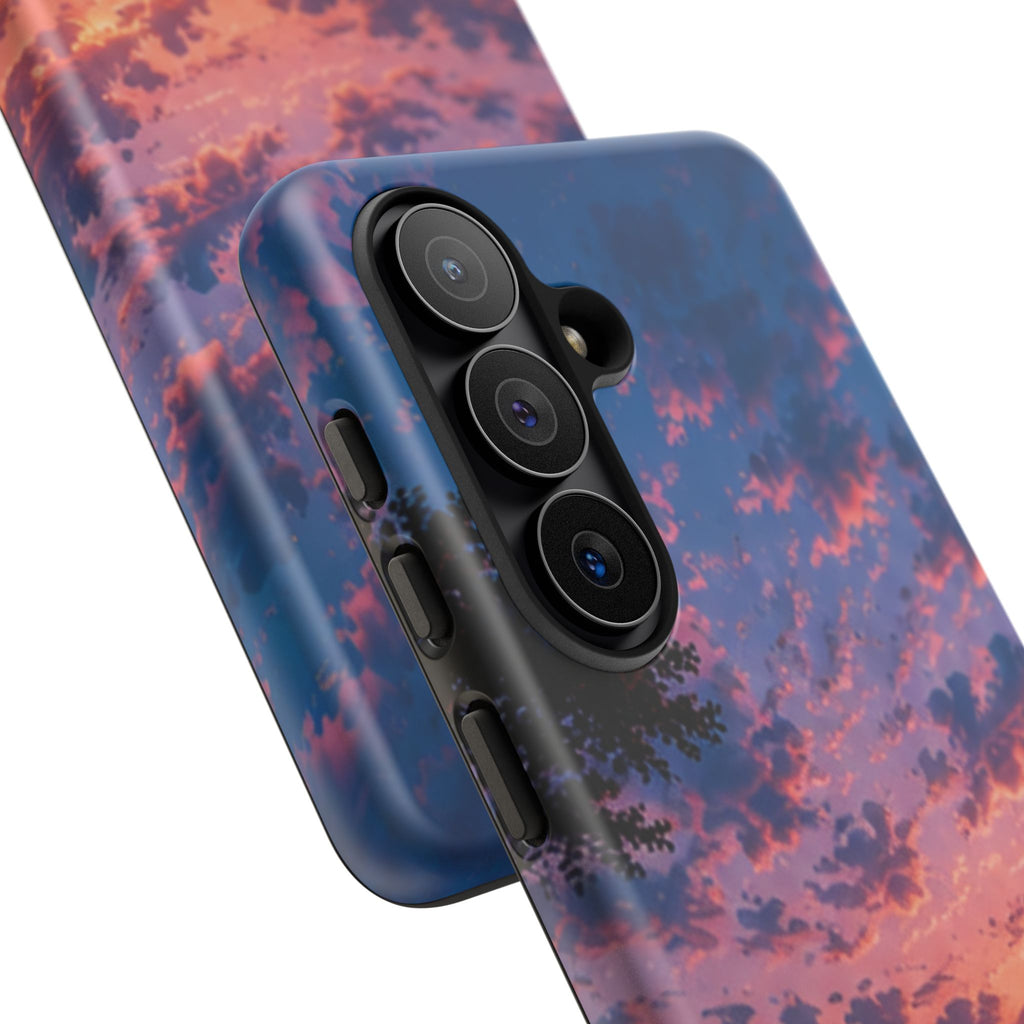 Sunset Mountain Phone Case — Tough Protective Phone Cover with Scenic Sunset Design