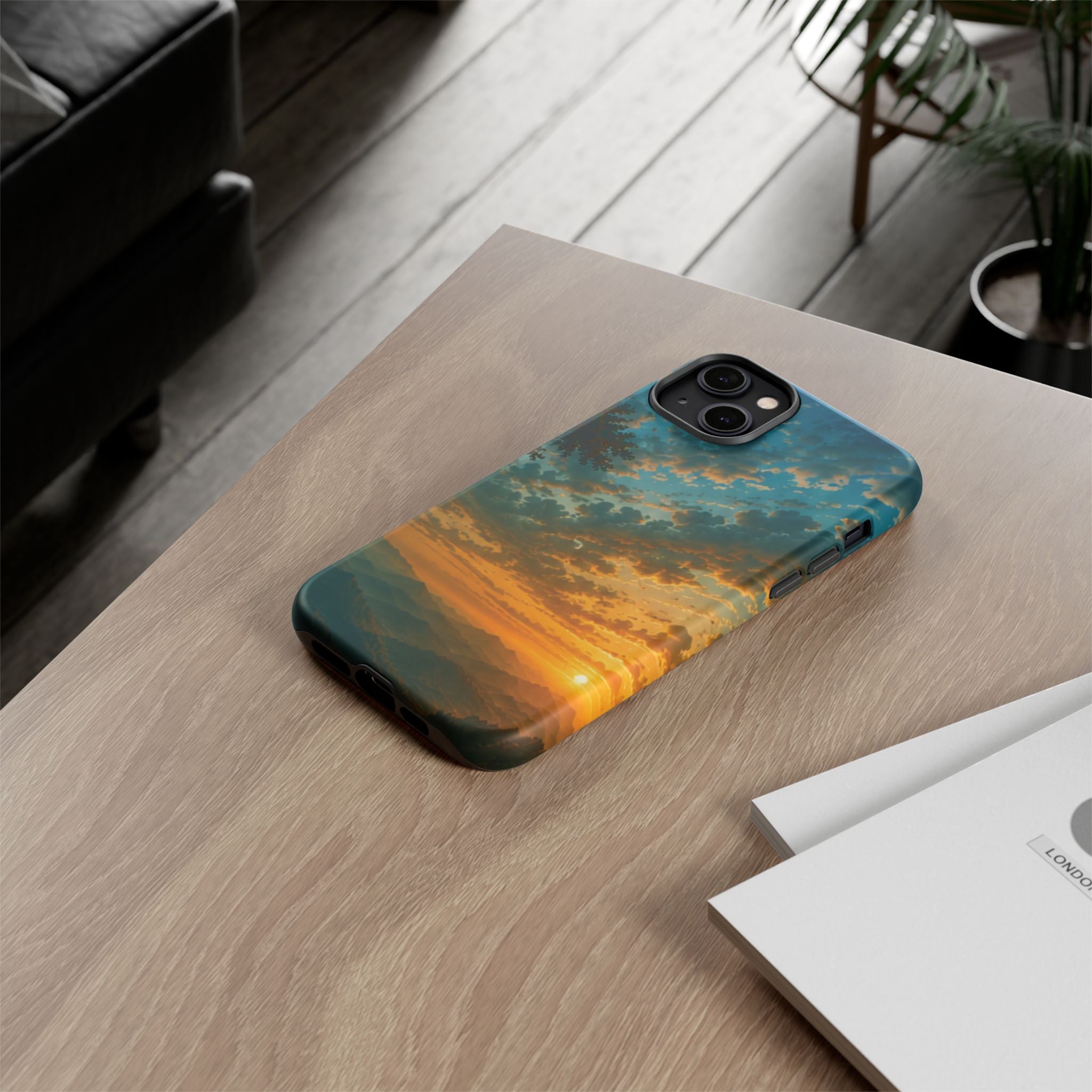 Sunrise Mountain Landscape Tough Phone Case