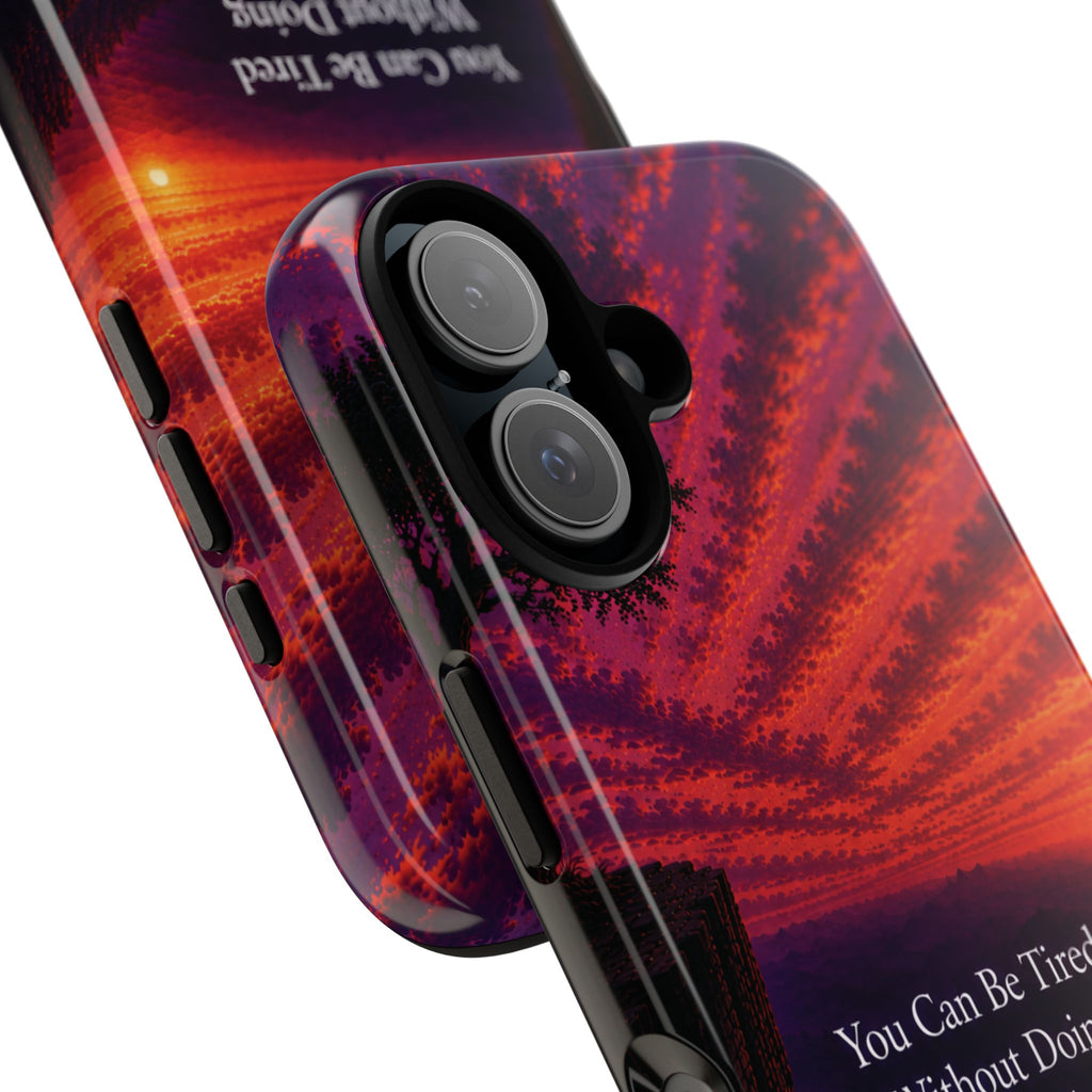 Phone Case — "Greater Is Coming" Inspirational Sunset Design