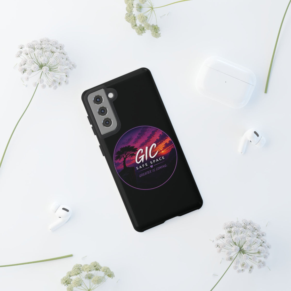Phone Case — GIC Safe Space Sunset Design (Tough Protective Cover)