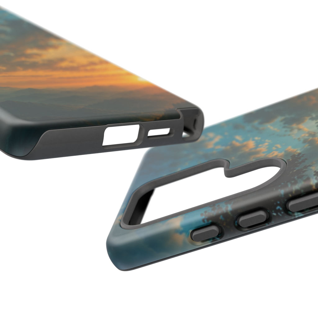 Sunrise Mountain Landscape Tough Phone Case