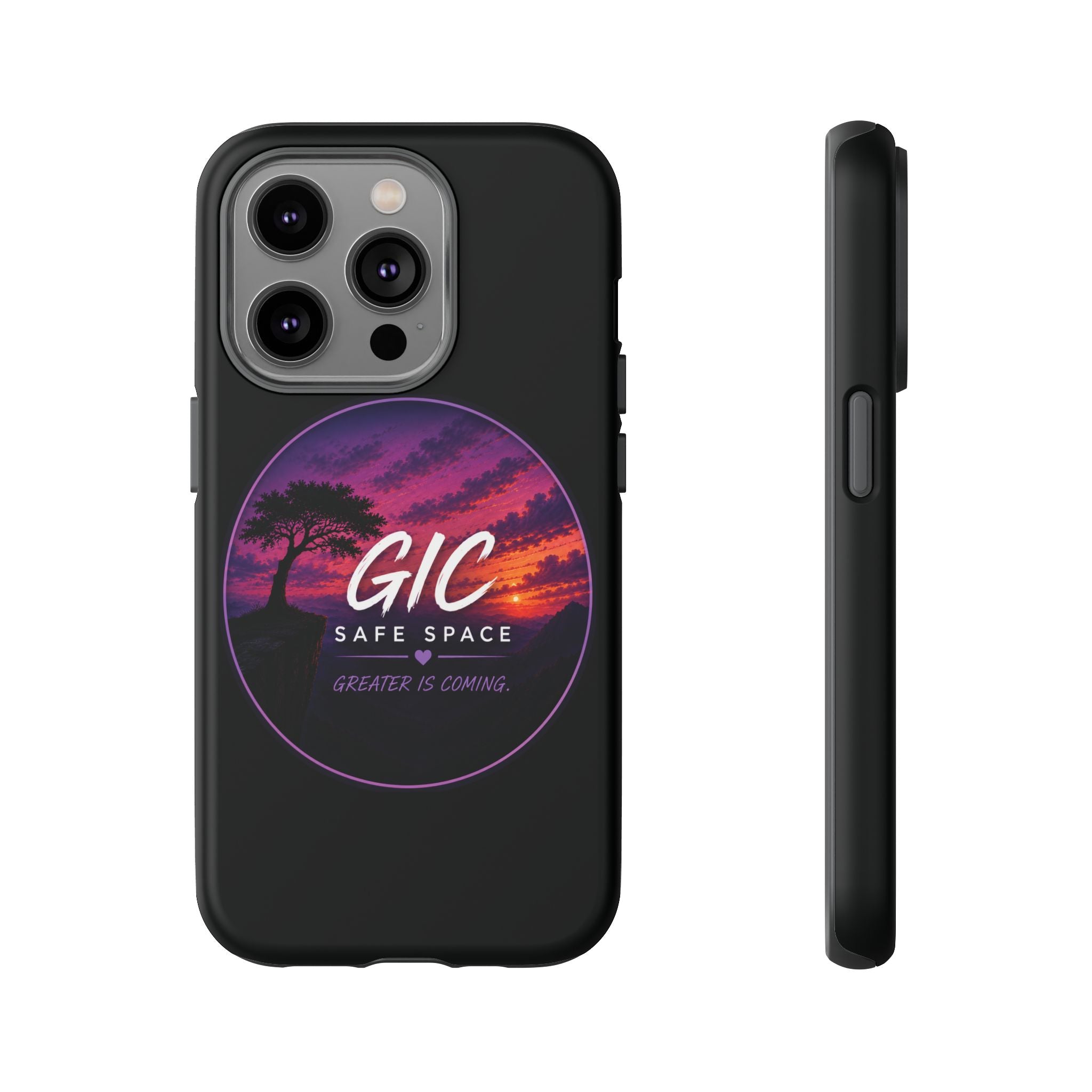 Phone Case — GIC Safe Space Sunset Design (Tough Protective Cover)