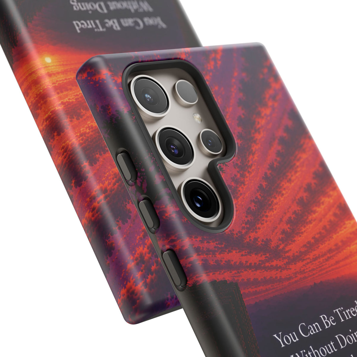 Phone Case — "Greater Is Coming" Inspirational Sunset Design