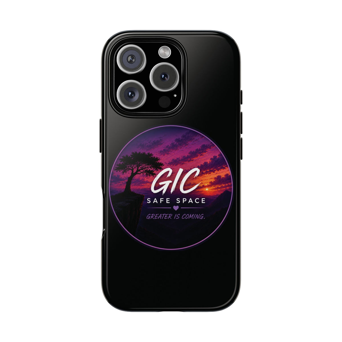 Phone Case — GIC Safe Space Sunset Design (Tough Protective Cover)