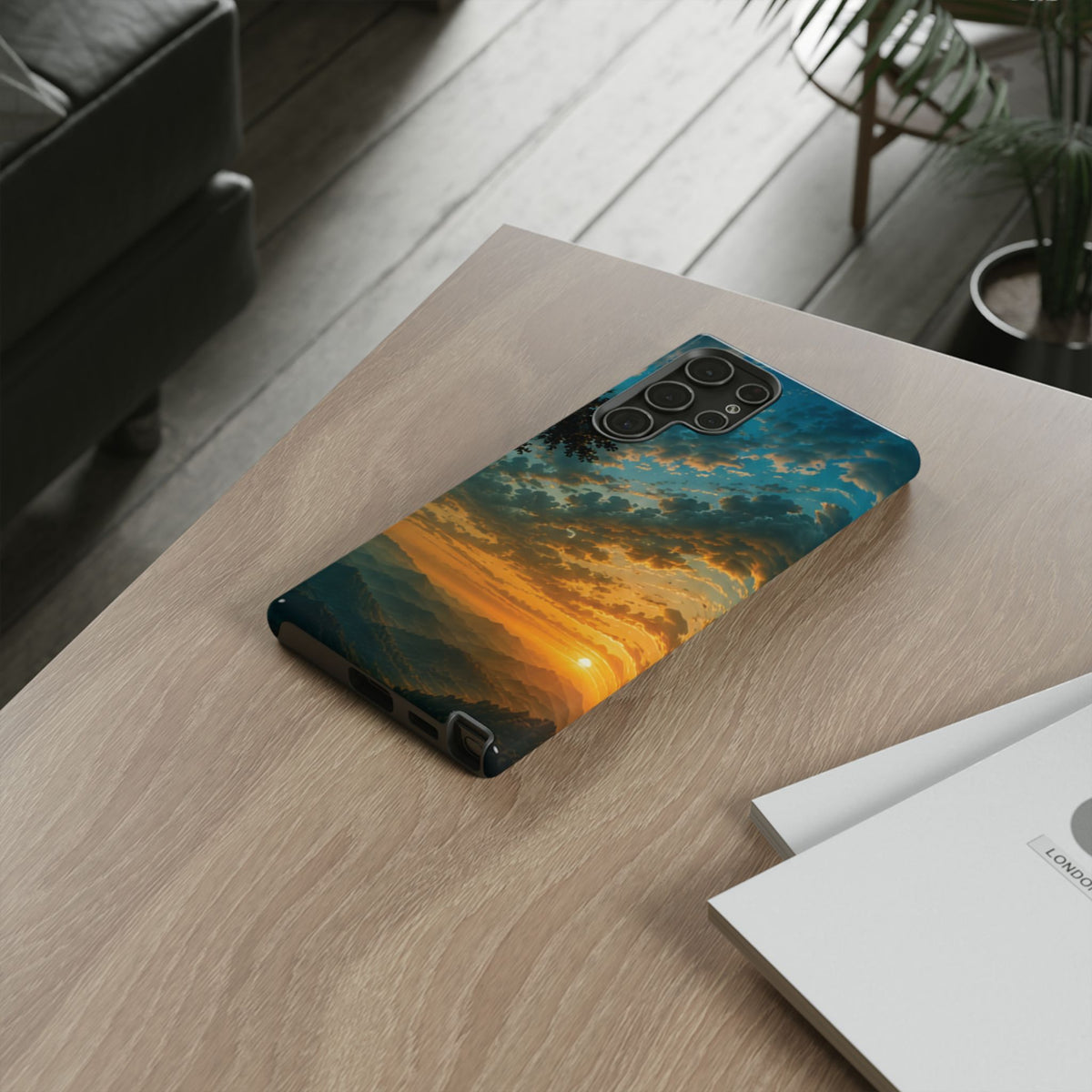 Sunrise Mountain Landscape Tough Phone Case