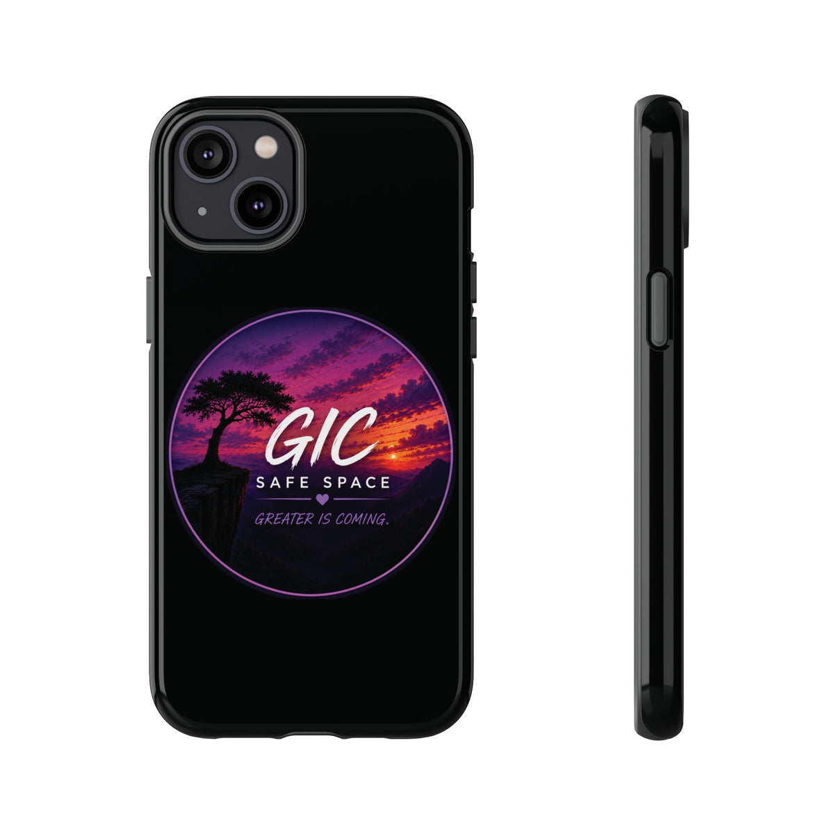 Phone Case — GIC Safe Space Sunset Design (Tough Protective Cover)