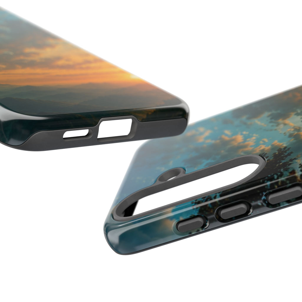 Sunrise Mountain Landscape Tough Phone Case