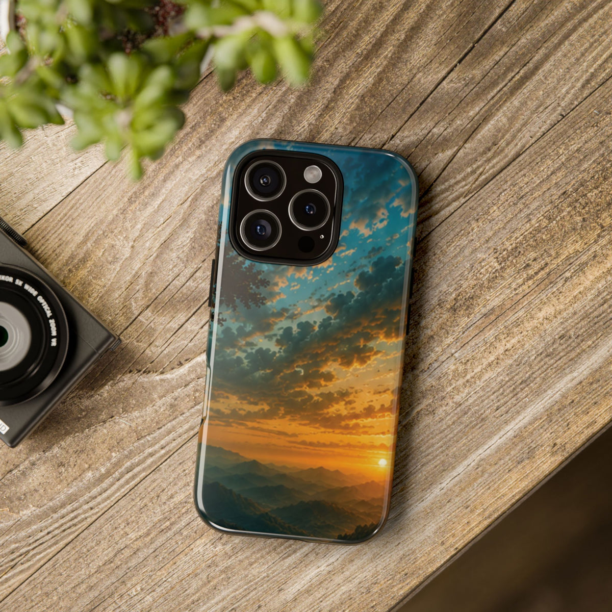 Sunrise Mountain Landscape Tough Phone Case