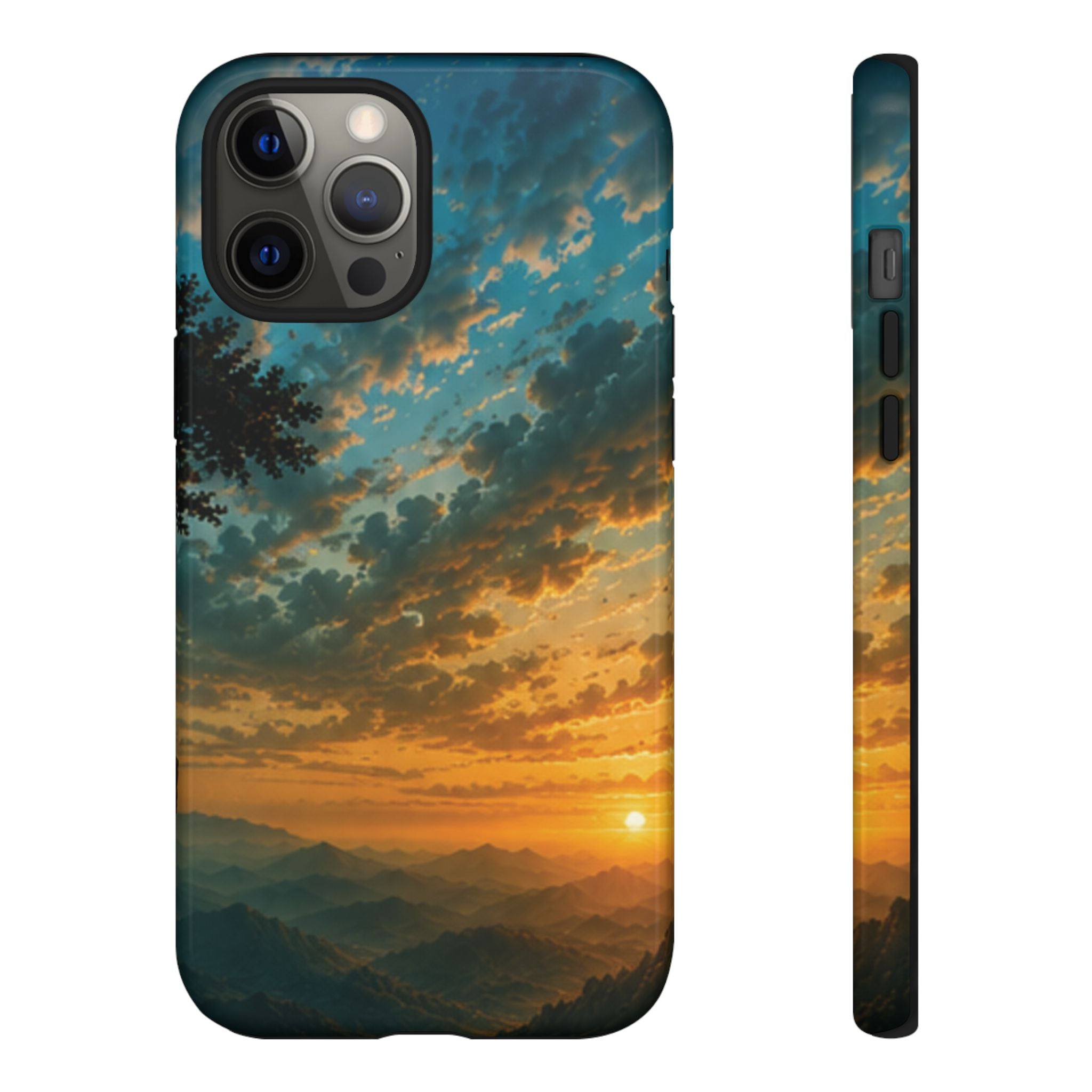 Sunrise Mountain Landscape Tough Phone Case