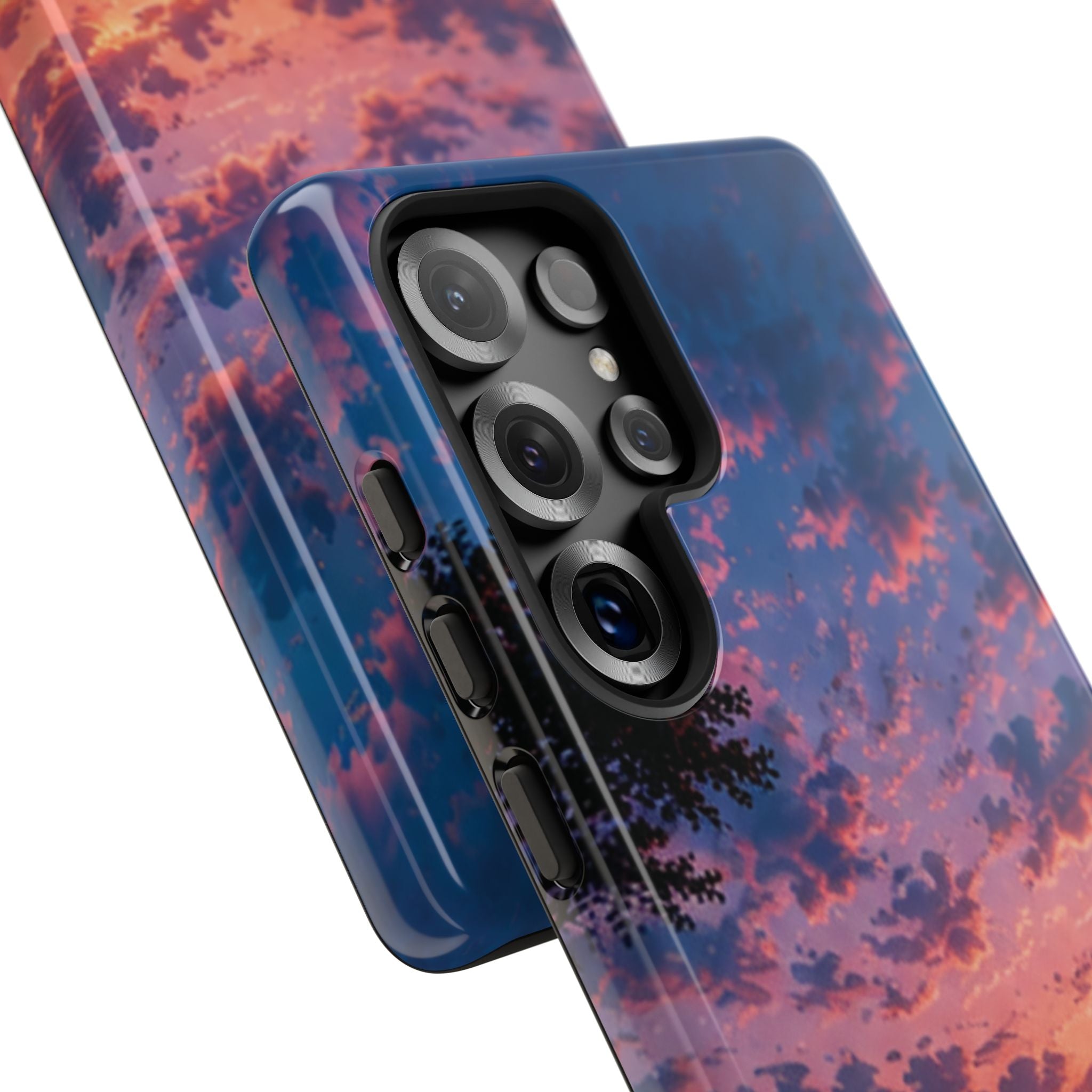 Sunset Mountain Phone Case — Tough Protective Phone Cover with Scenic Sunset Design