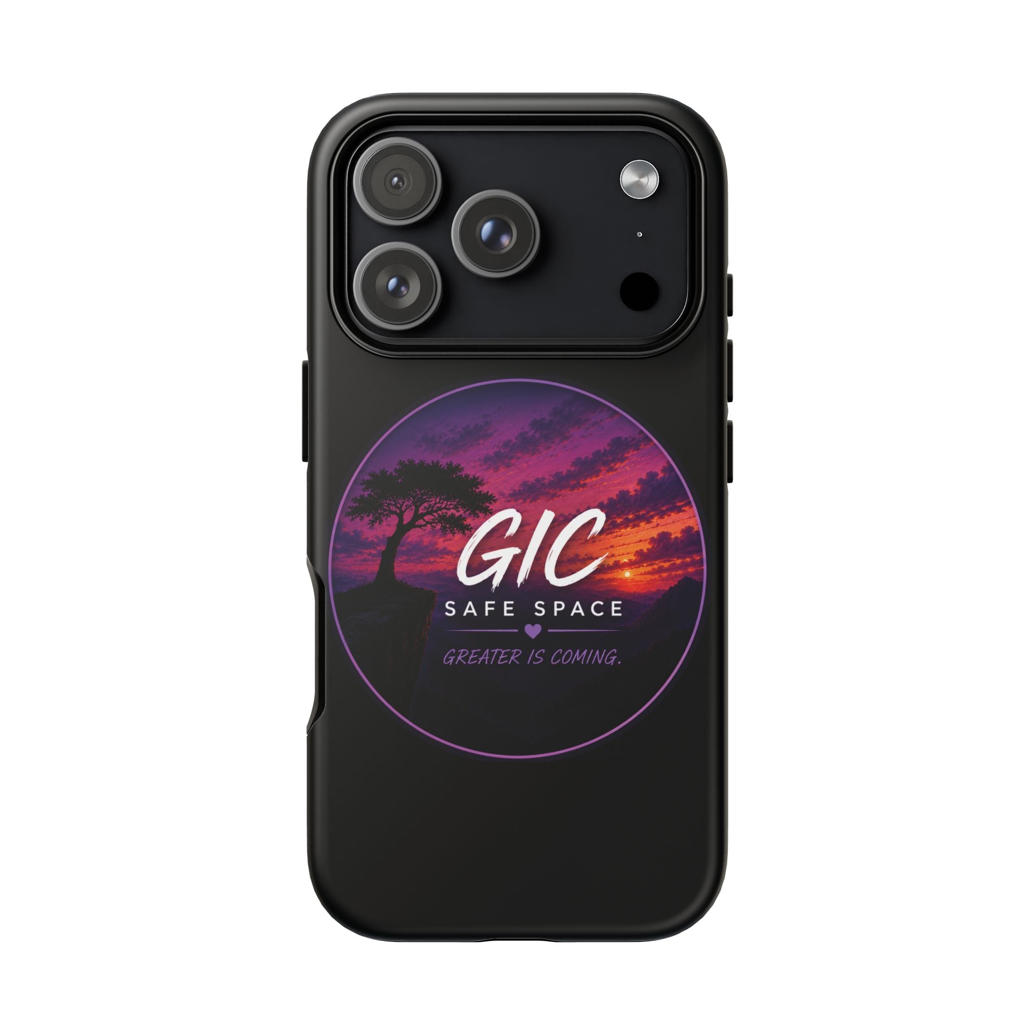 Phone Case — GIC Safe Space Sunset Design (Tough Protective Cover)