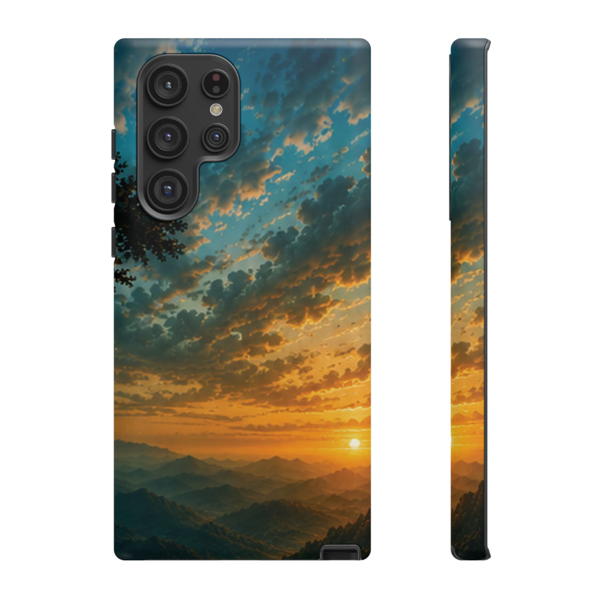 Sunrise Mountain Landscape Tough Phone Case