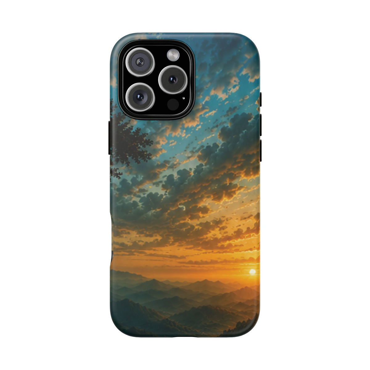 Sunrise Mountain Landscape Tough Phone Case